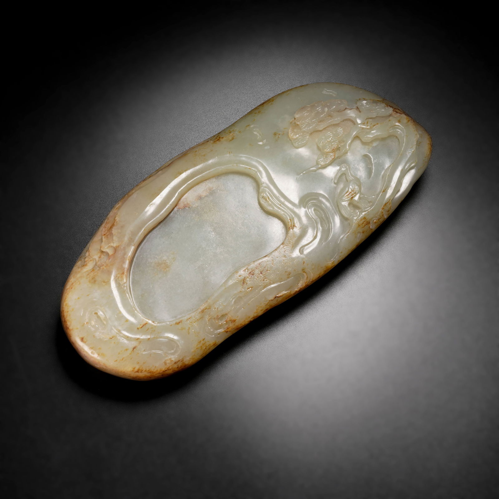 A HETIAN JADE LANDSCAPE-DECORATED BRUSH WASHER (1 of 9)