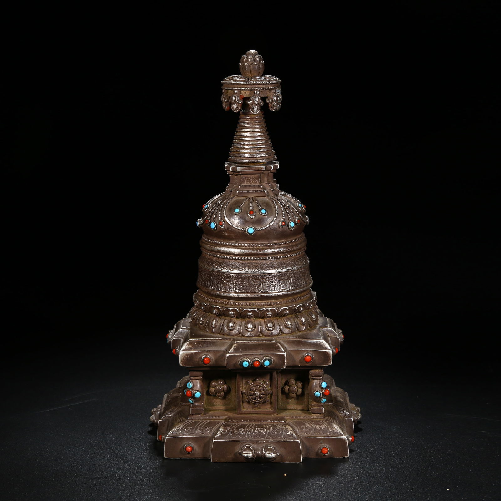A SILVER STUPA (1 of 9)