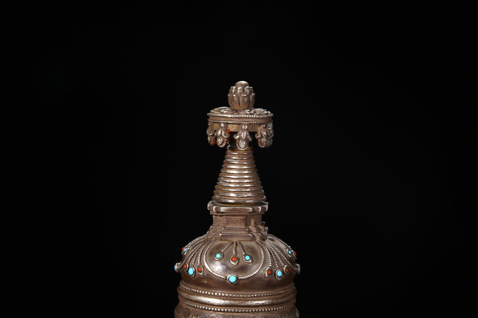 A SILVER STUPA - 2