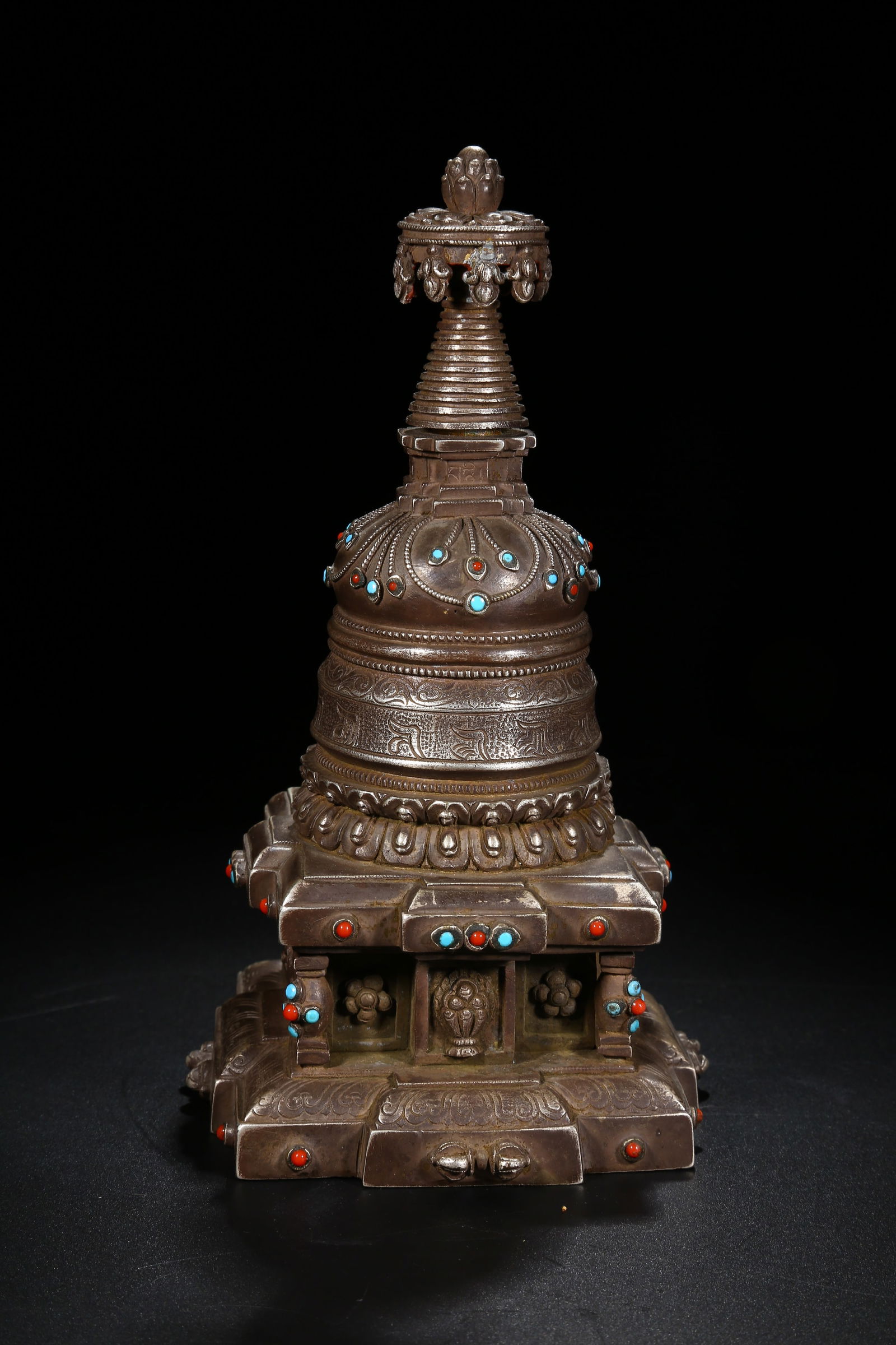 A SILVER STUPA - 5