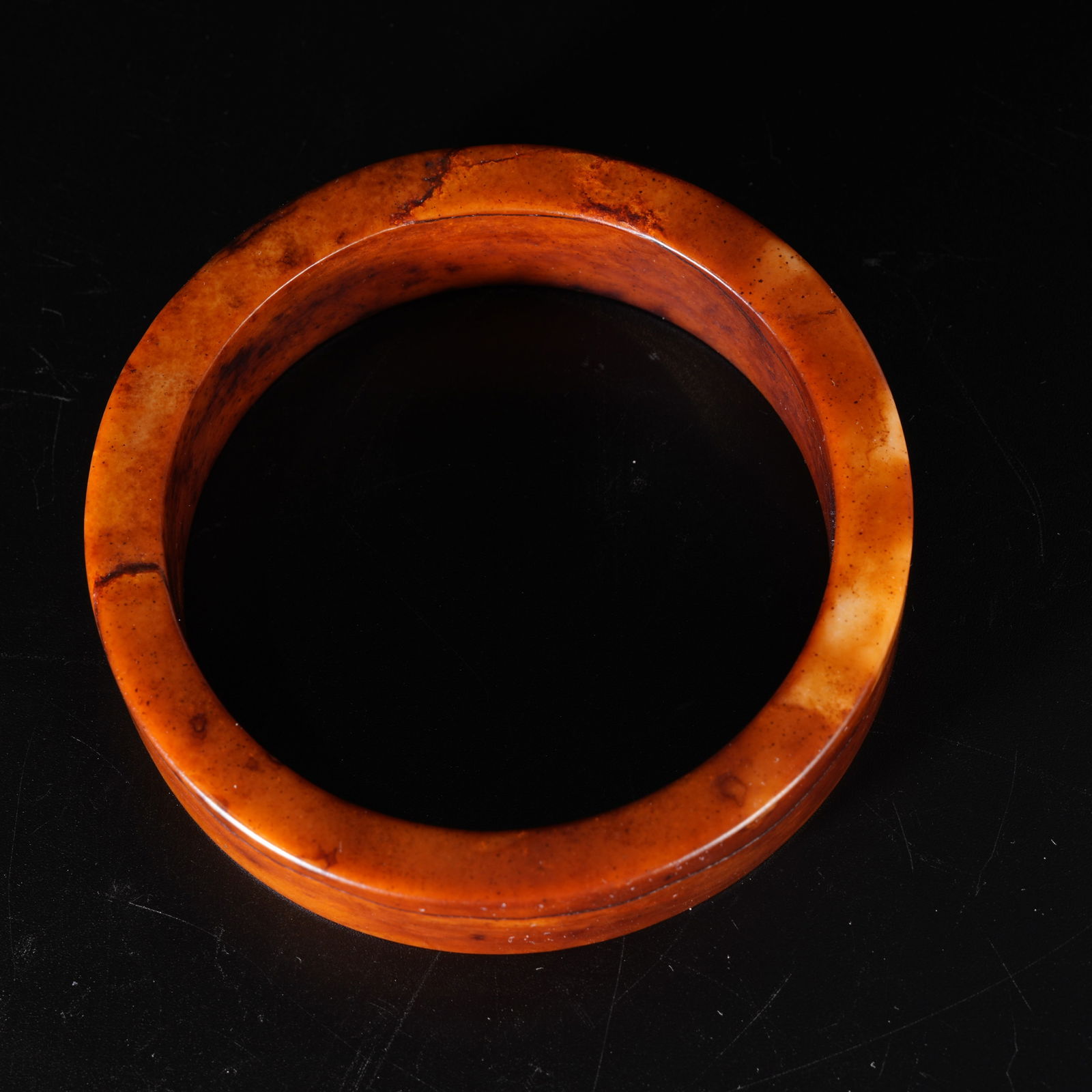 A HETIAN JADE BANGLE - 10