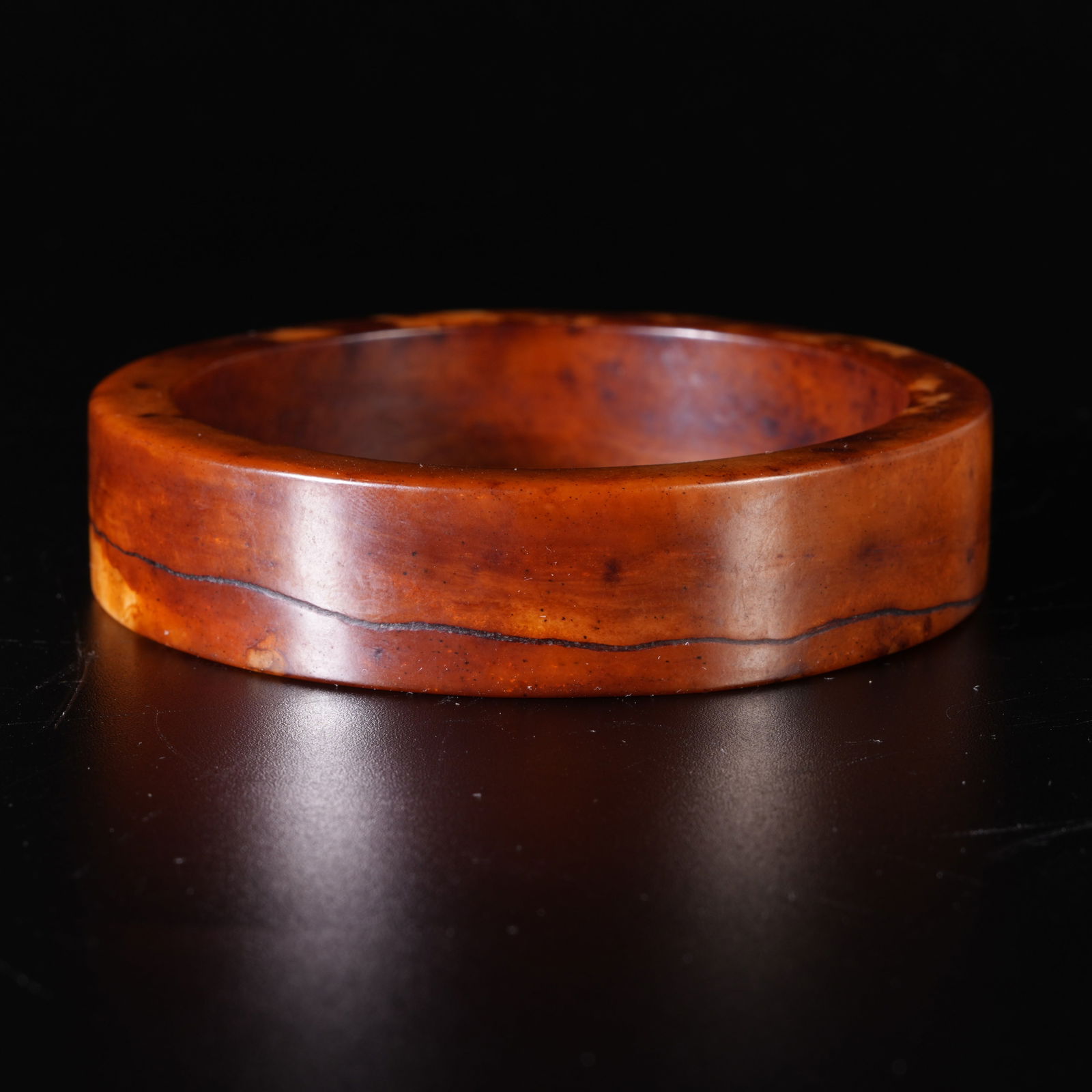 A HETIAN JADE BANGLE - 5