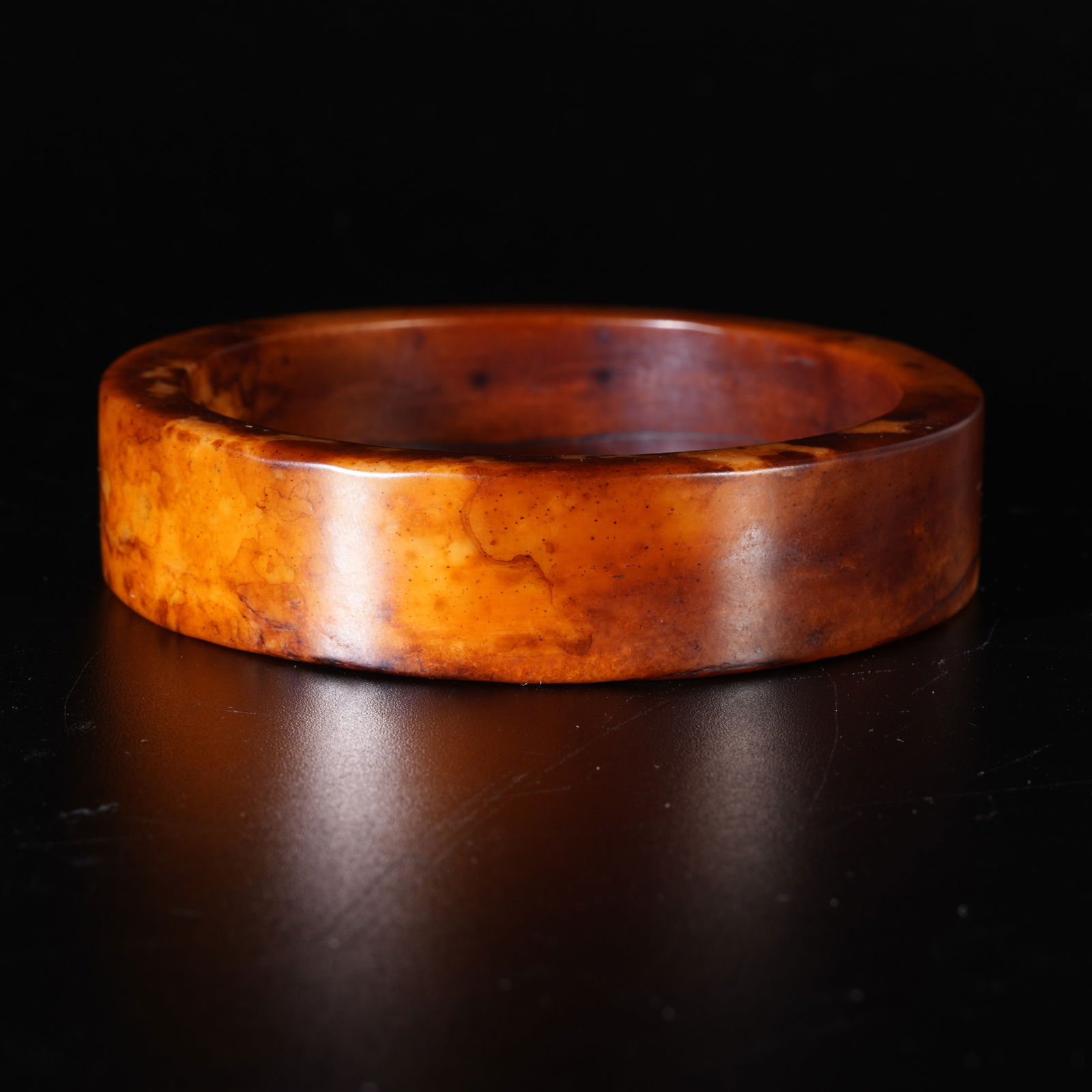 A HETIAN JADE BANGLE - 6