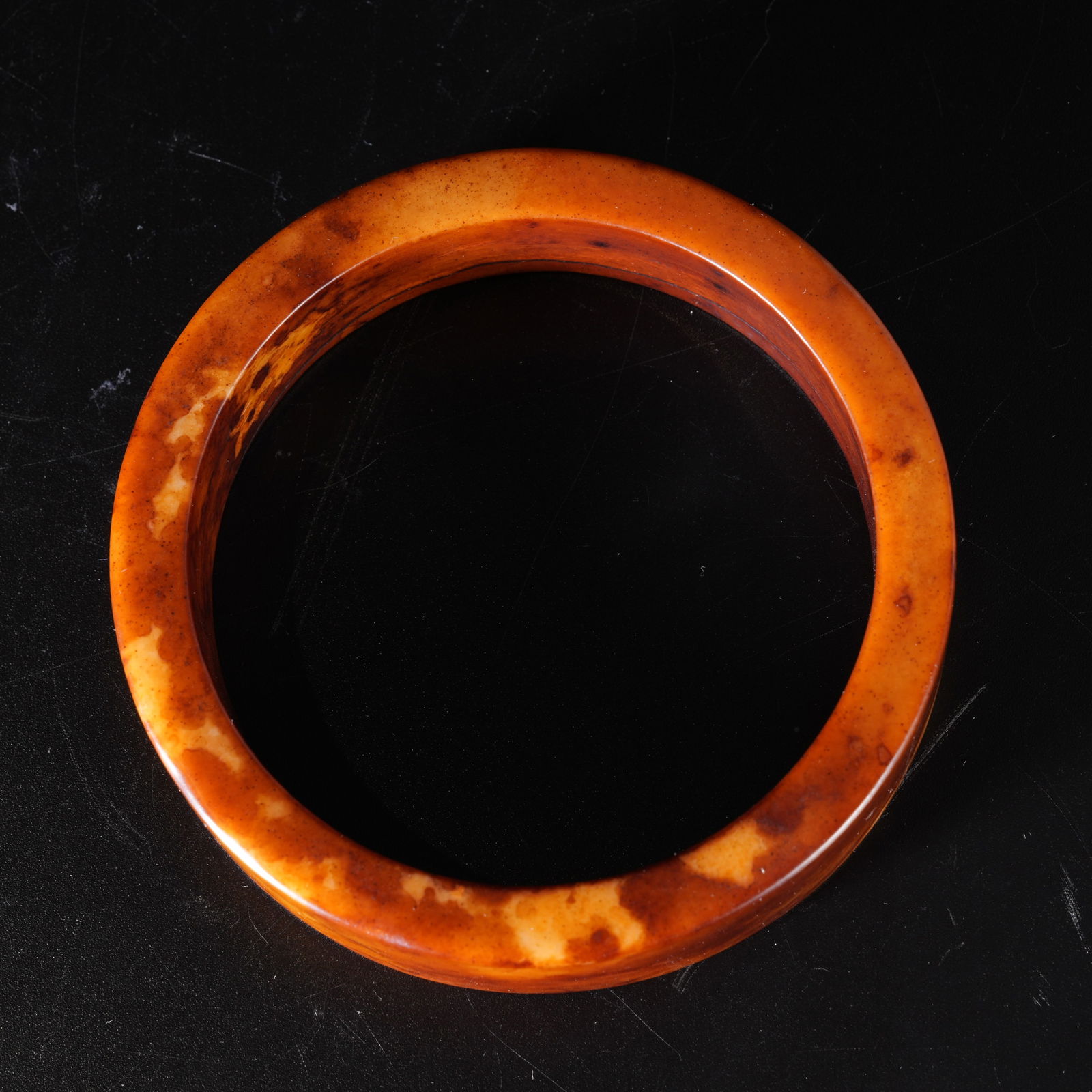 A HETIAN JADE BANGLE - 7