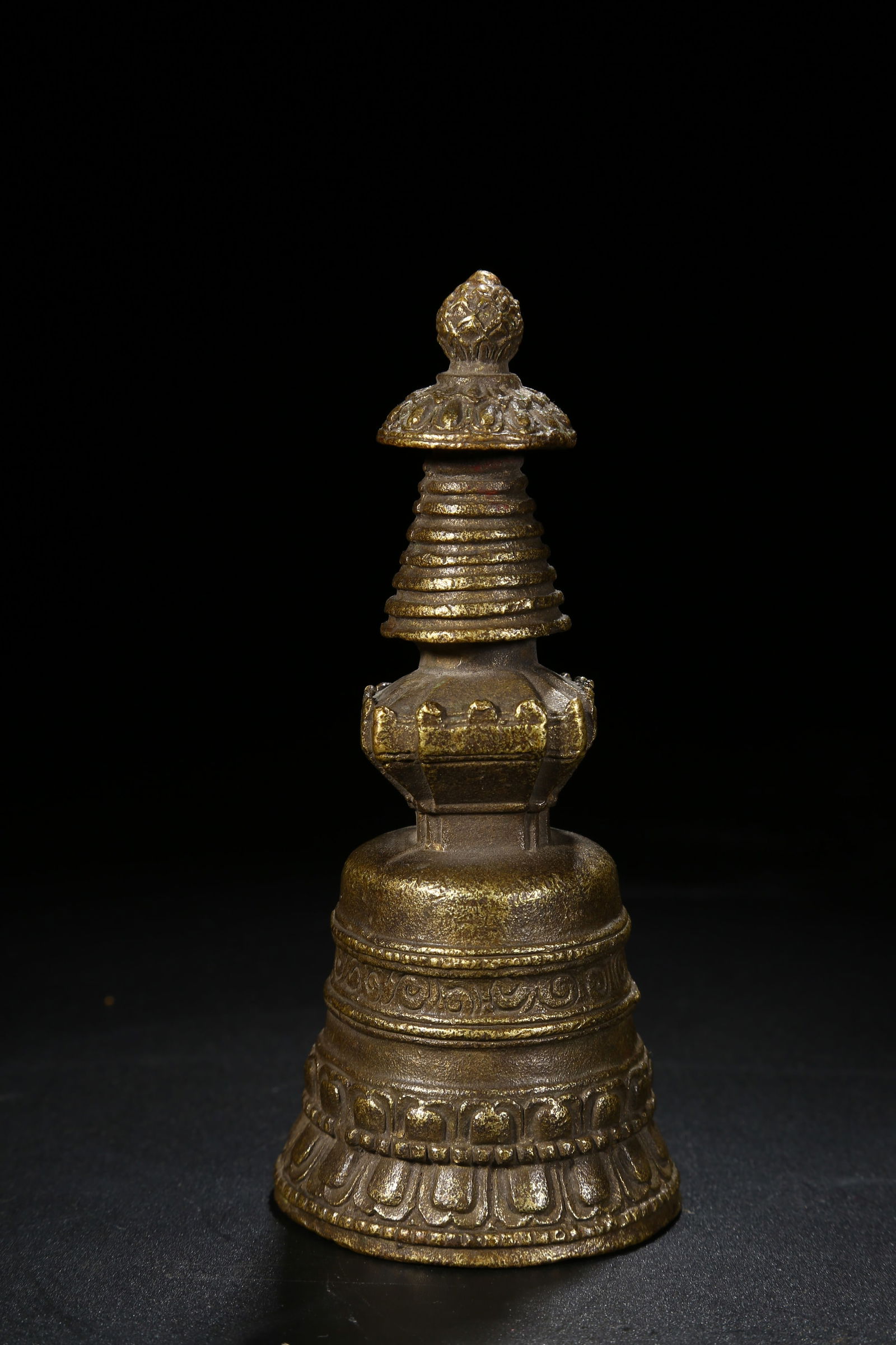 A BRONZE STUPA - 7