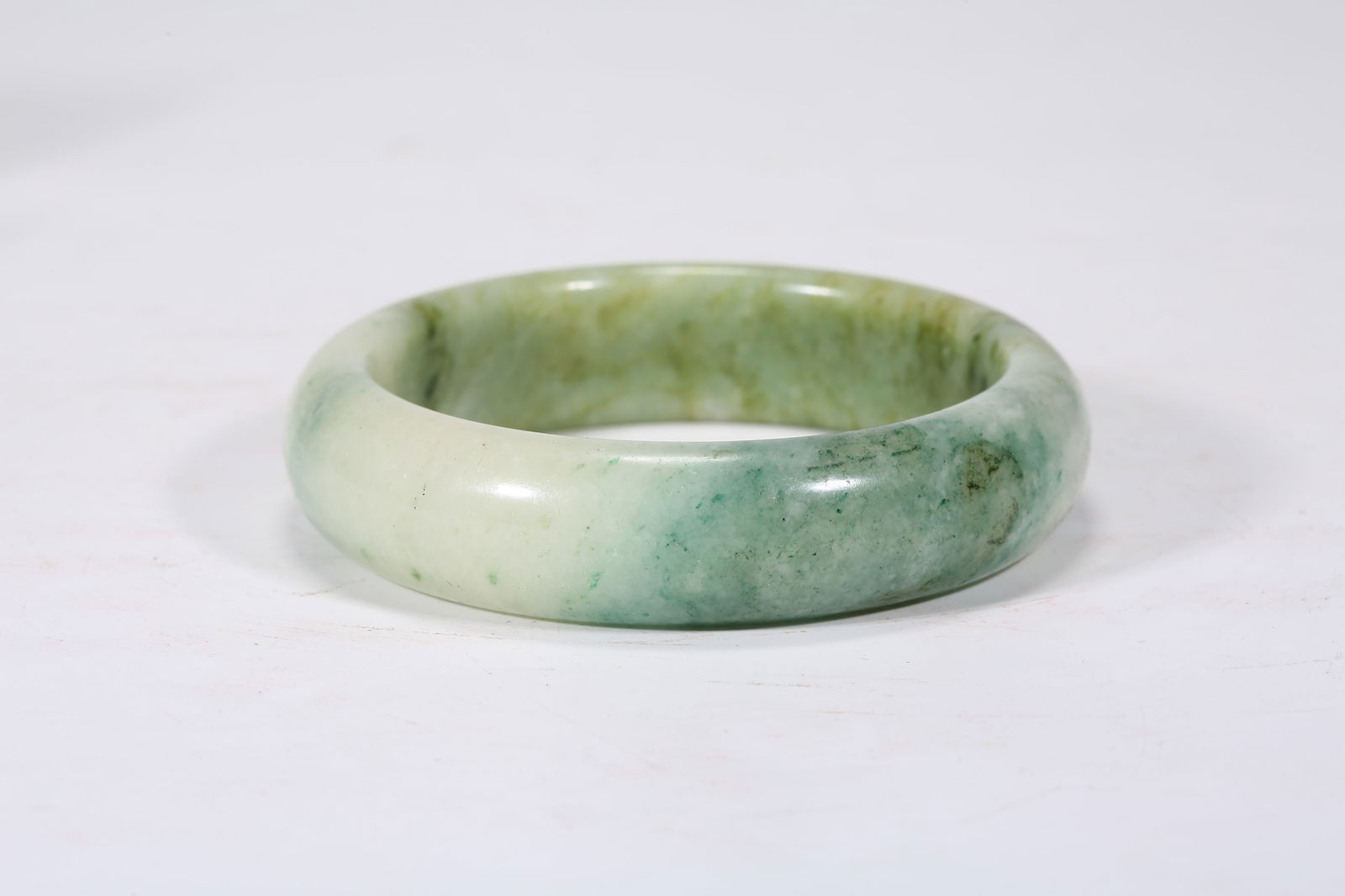 A JADEITE BANGLE - 8