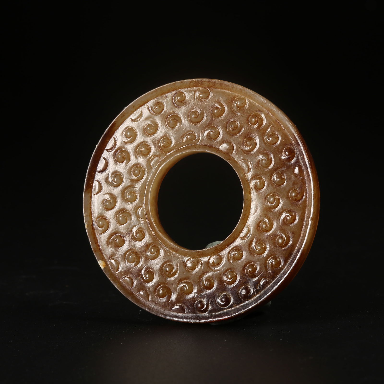A ARCHAIC JADE BI DISC: Archaic Jade Bi Disc