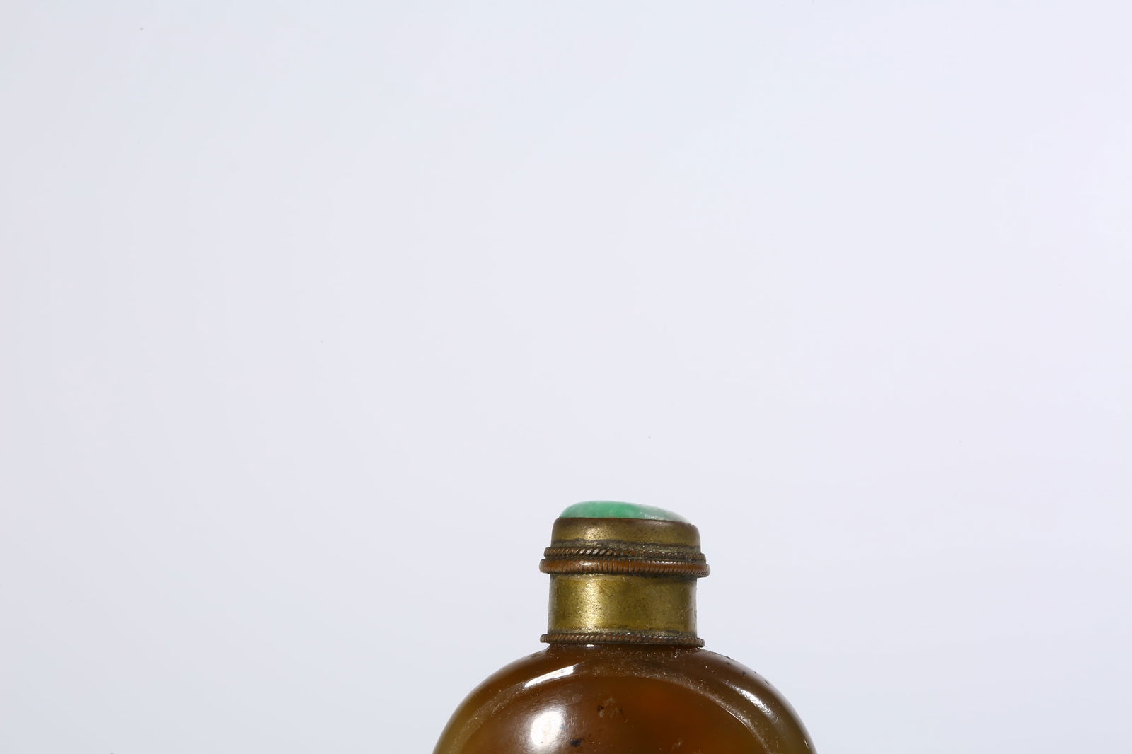 A AGATE SNUFF BOTTLE - 2