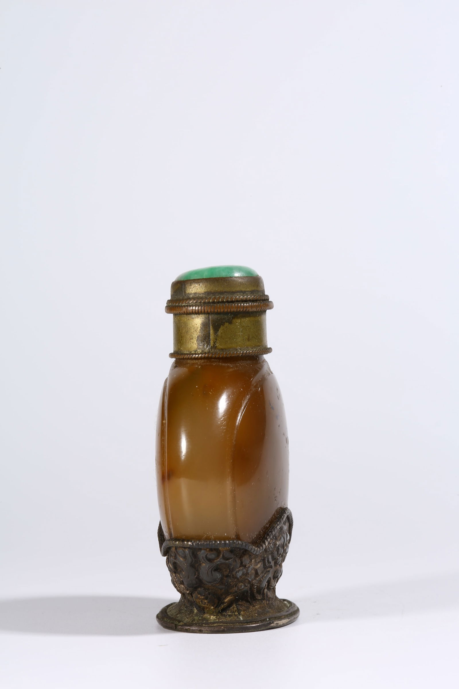 A AGATE SNUFF BOTTLE - 5