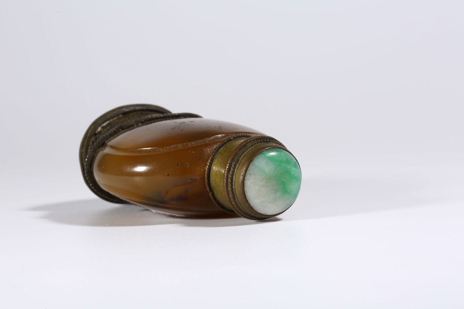 A AGATE SNUFF BOTTLE - 7