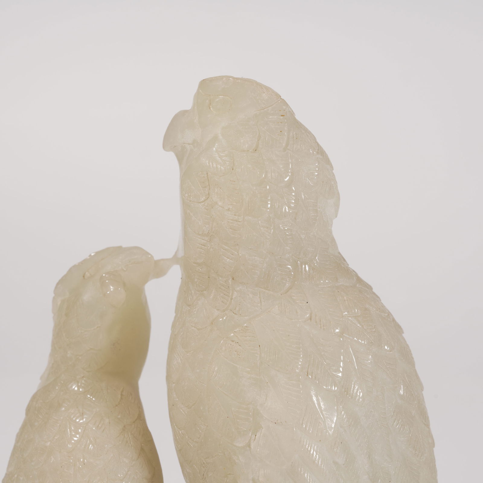 A HETIAN JADE EAGLE FIGURINE - 2