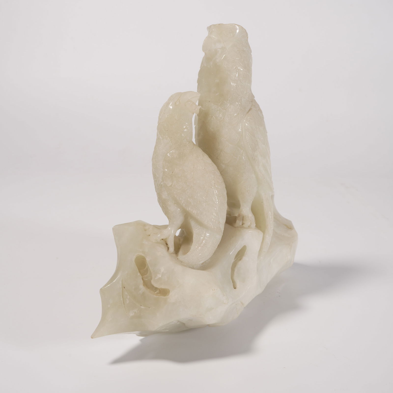 A HETIAN JADE EAGLE FIGURINE - 6