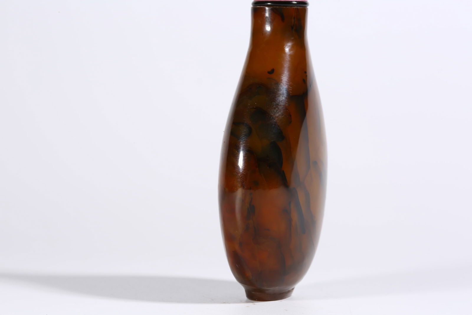 A AGATE SNUFF BOTTLE - 4