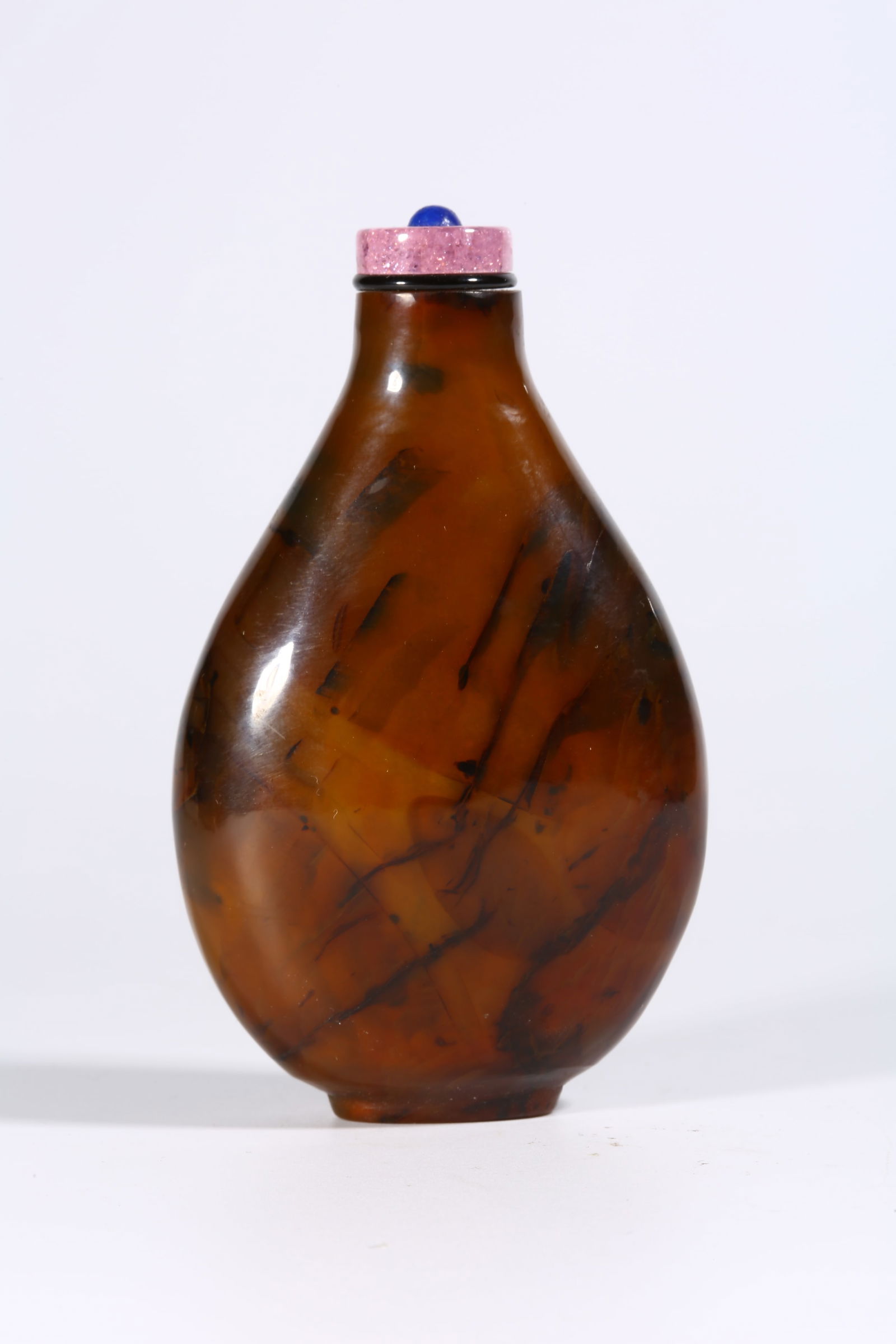 A AGATE SNUFF BOTTLE - 6