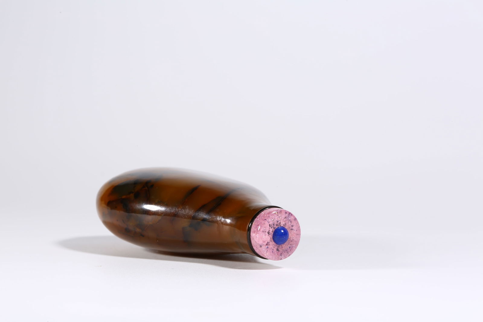 A AGATE SNUFF BOTTLE - 8