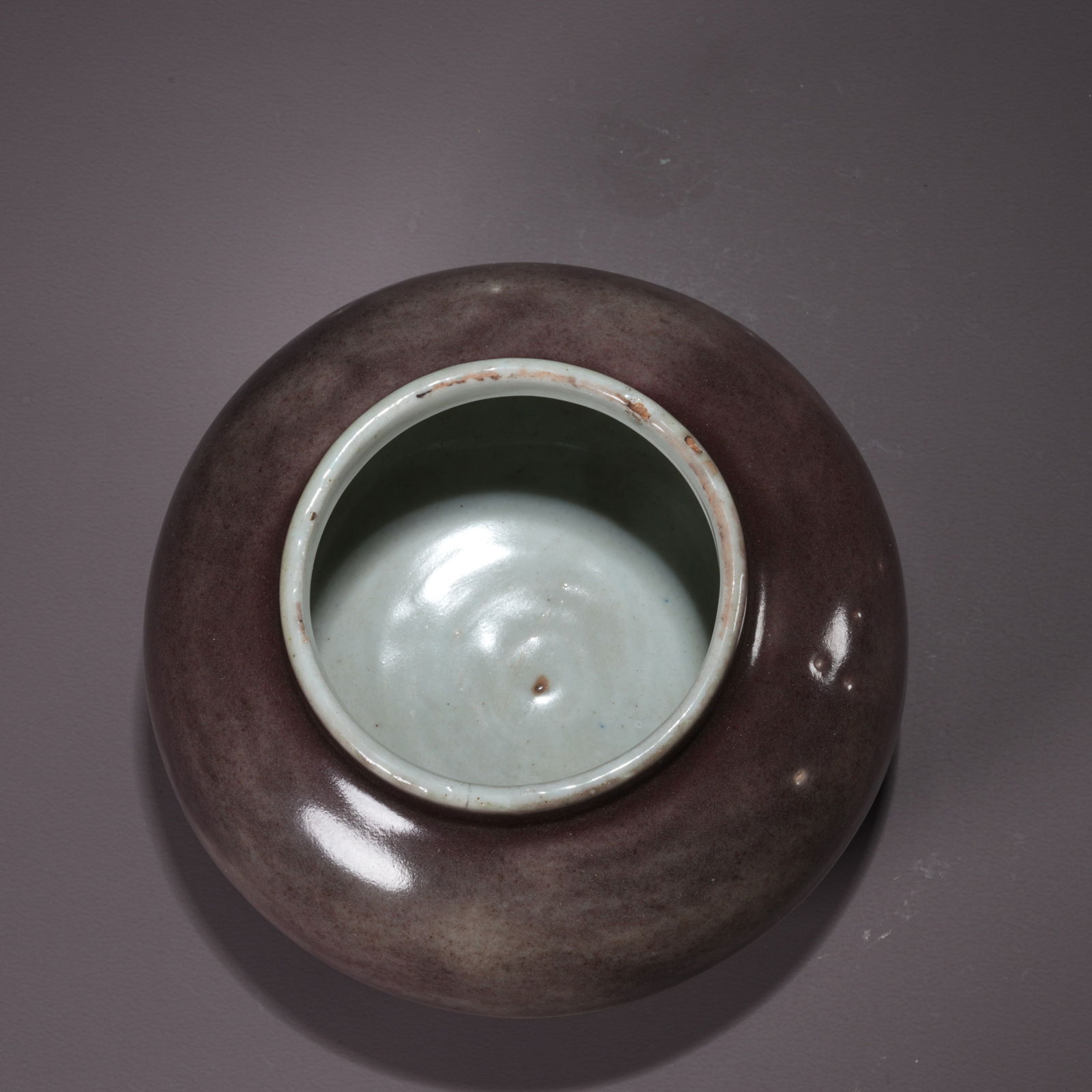 A BEAN-RED GLAZED JAR - 7