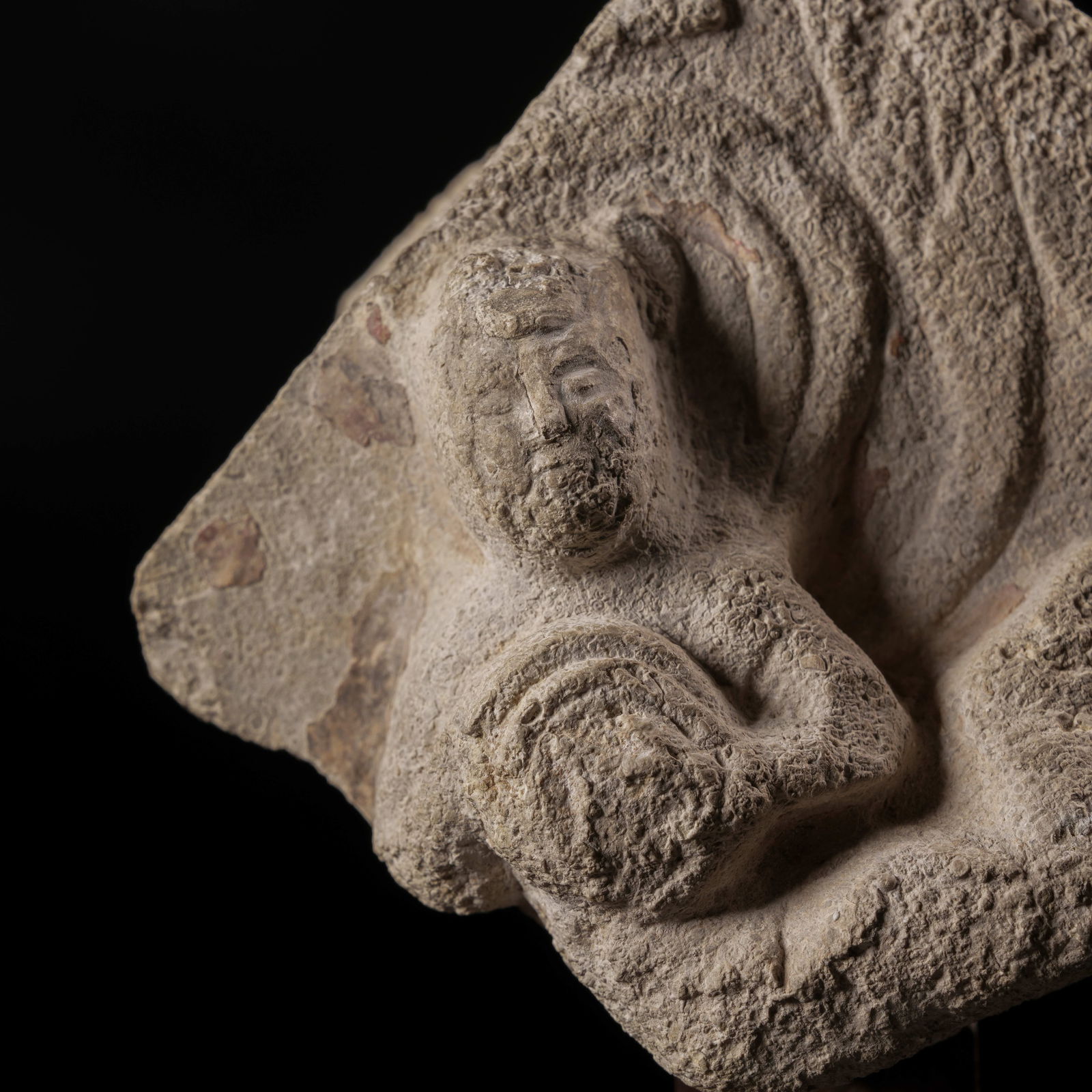 A STONE FEITIAN FIGURE - 2