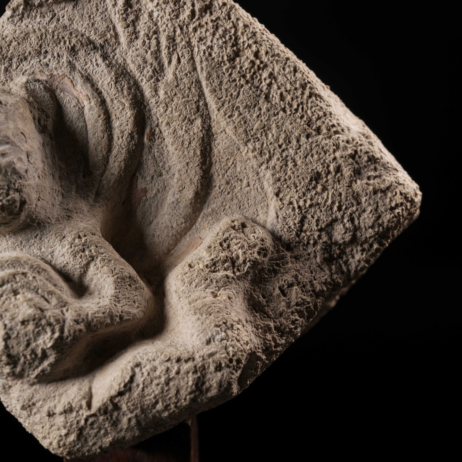 A STONE FEITIAN FIGURE - 3