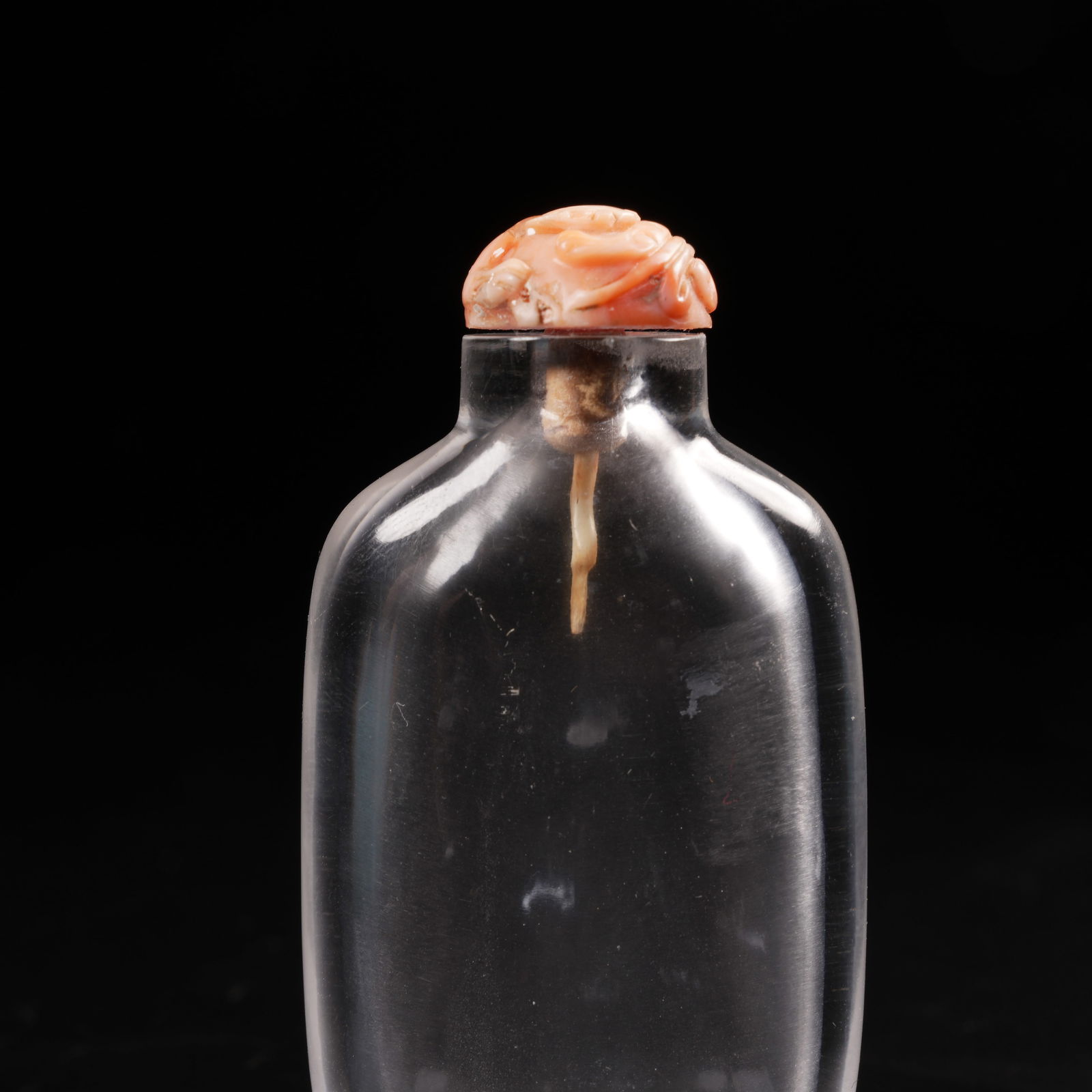 A CRYSTAL SNUFF BOTTLE - 7