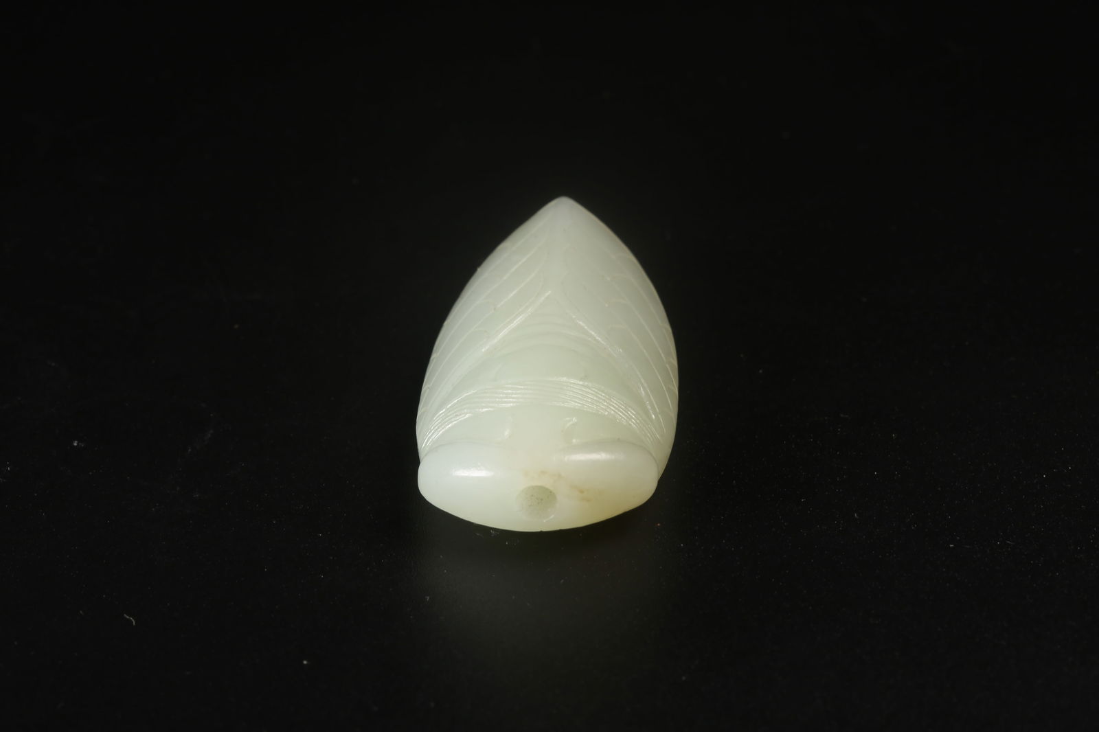 A HETIAN JADE CICADA - 2