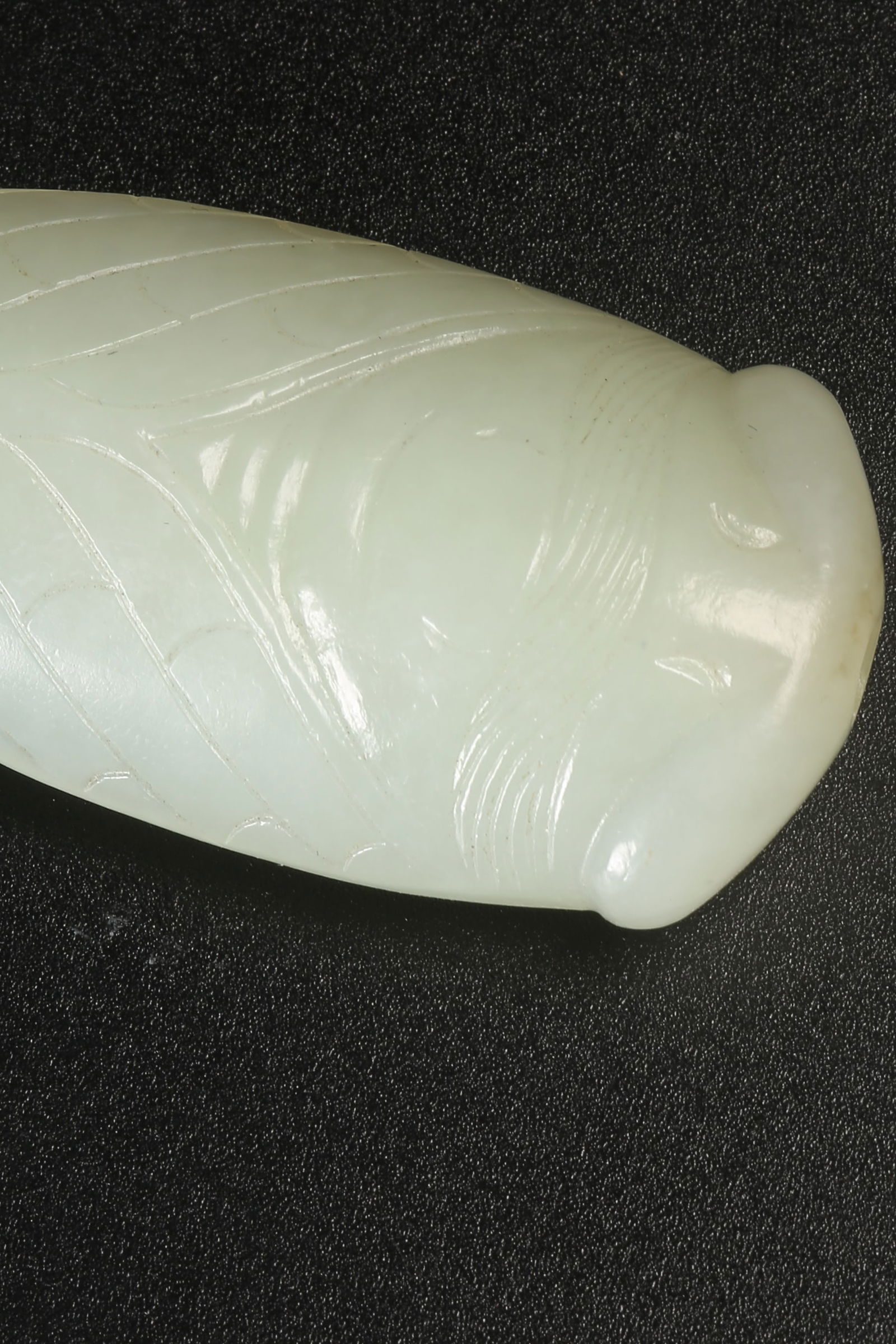 A HETIAN JADE CICADA - 5
