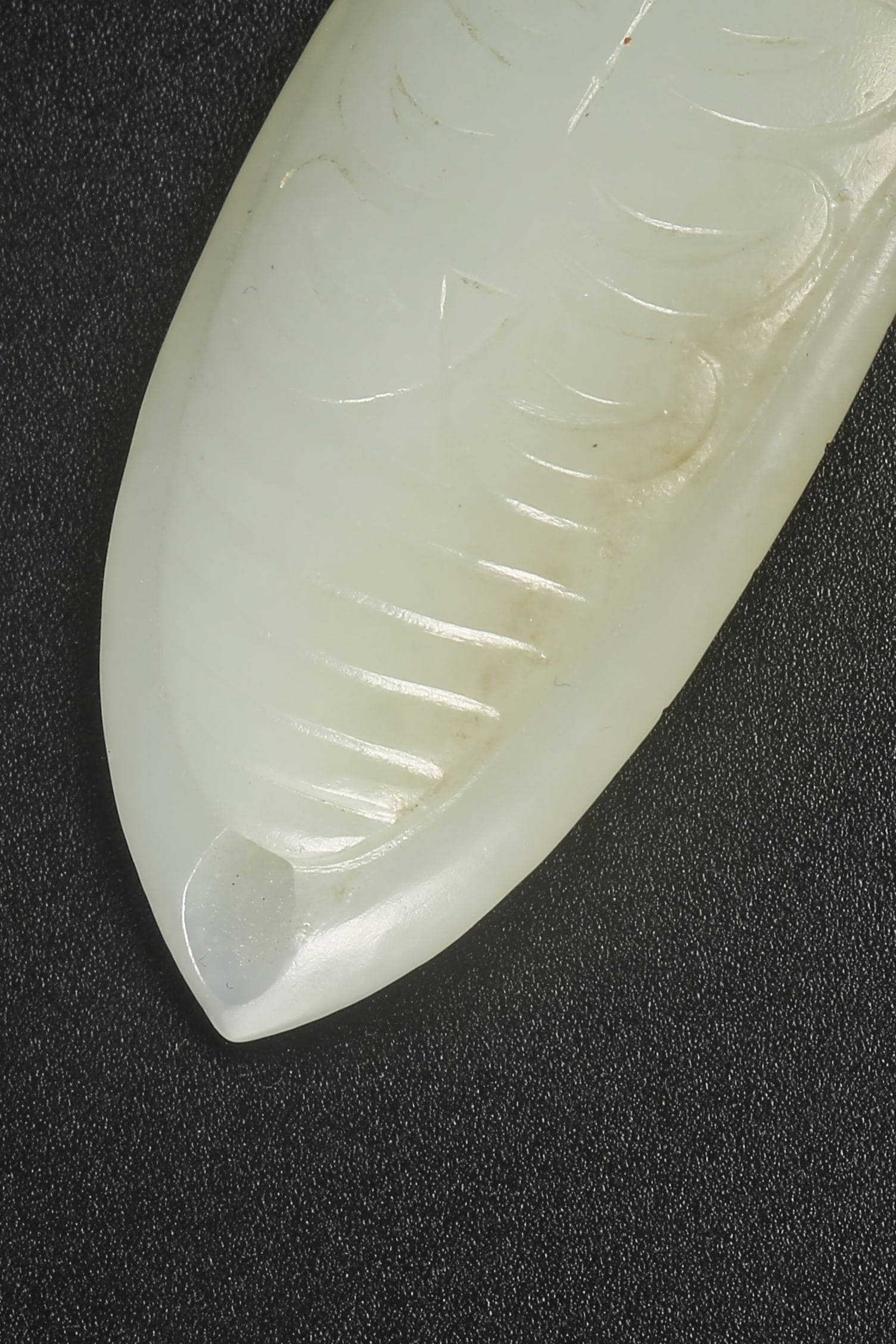 A HETIAN JADE CICADA - 7