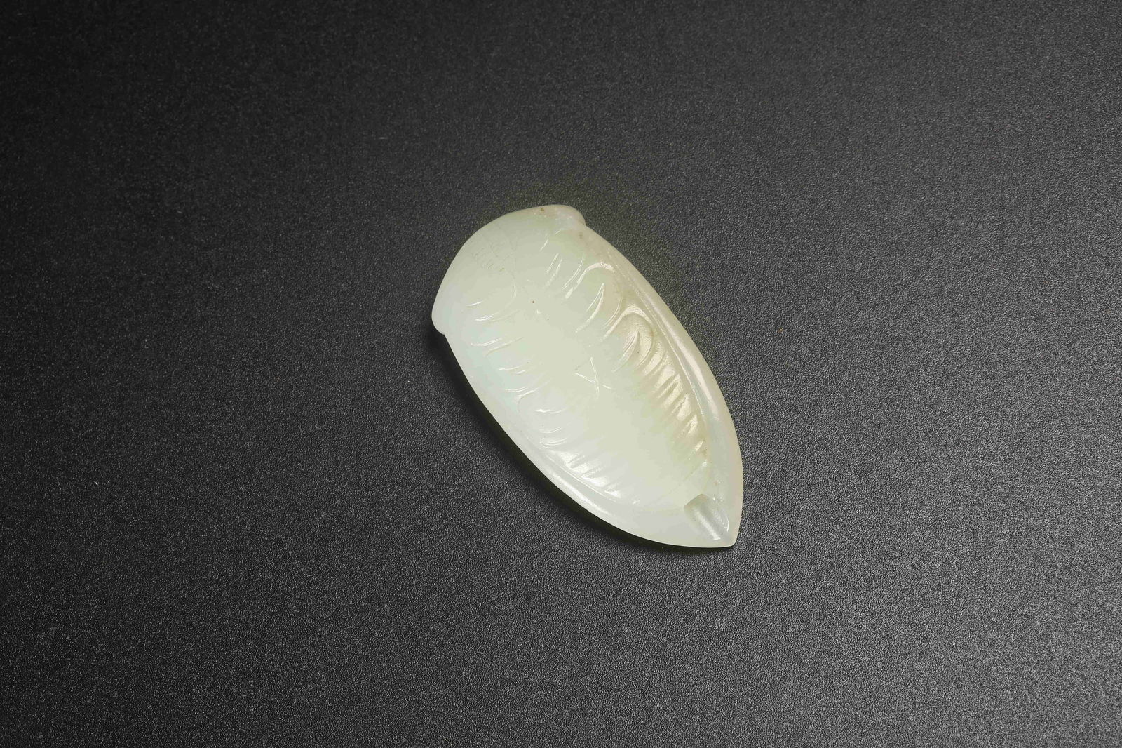 A HETIAN JADE CICADA - 8