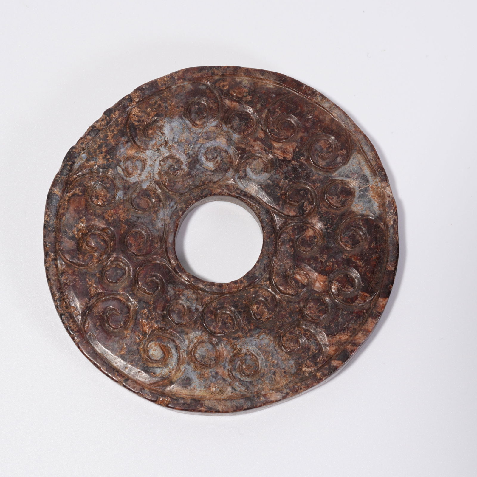 A ANCIENT JADE DISC - 8