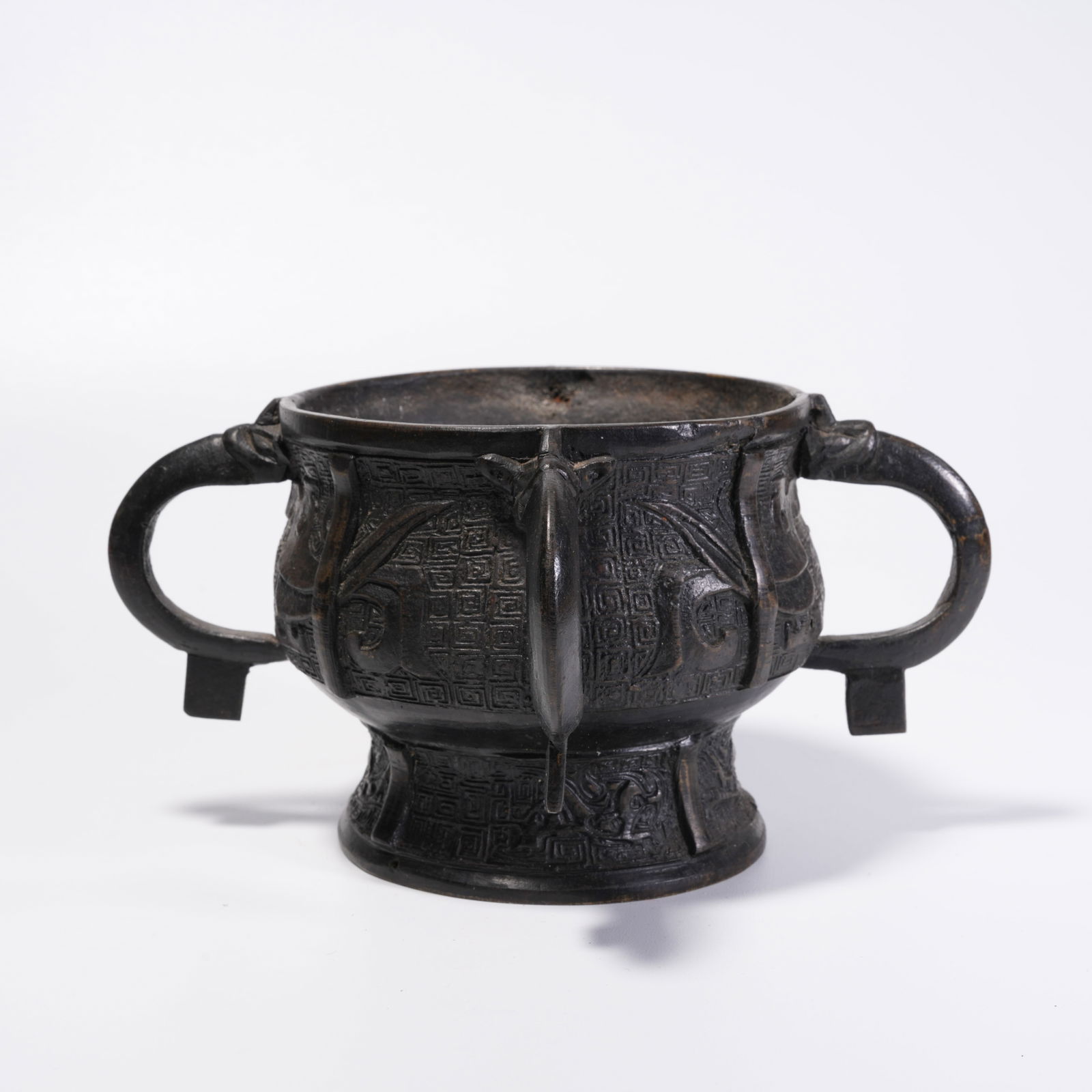 A BRONZE CENSER (1 of 9)