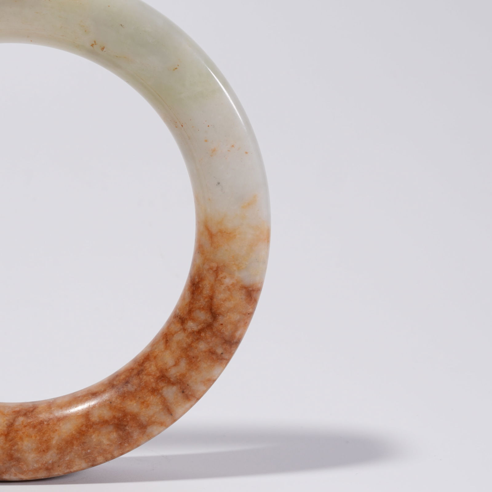A HETIAN JADE BANGLE - 7