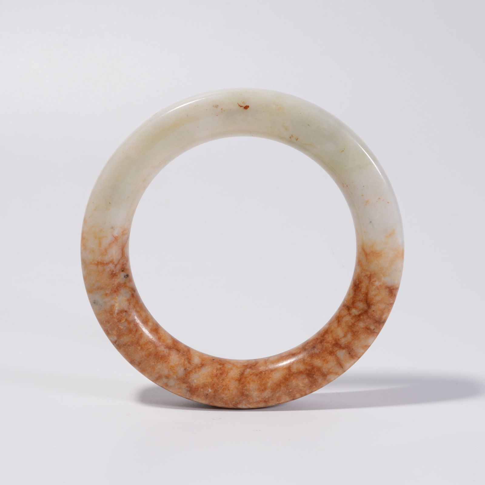 A HETIAN JADE BANGLE - 8