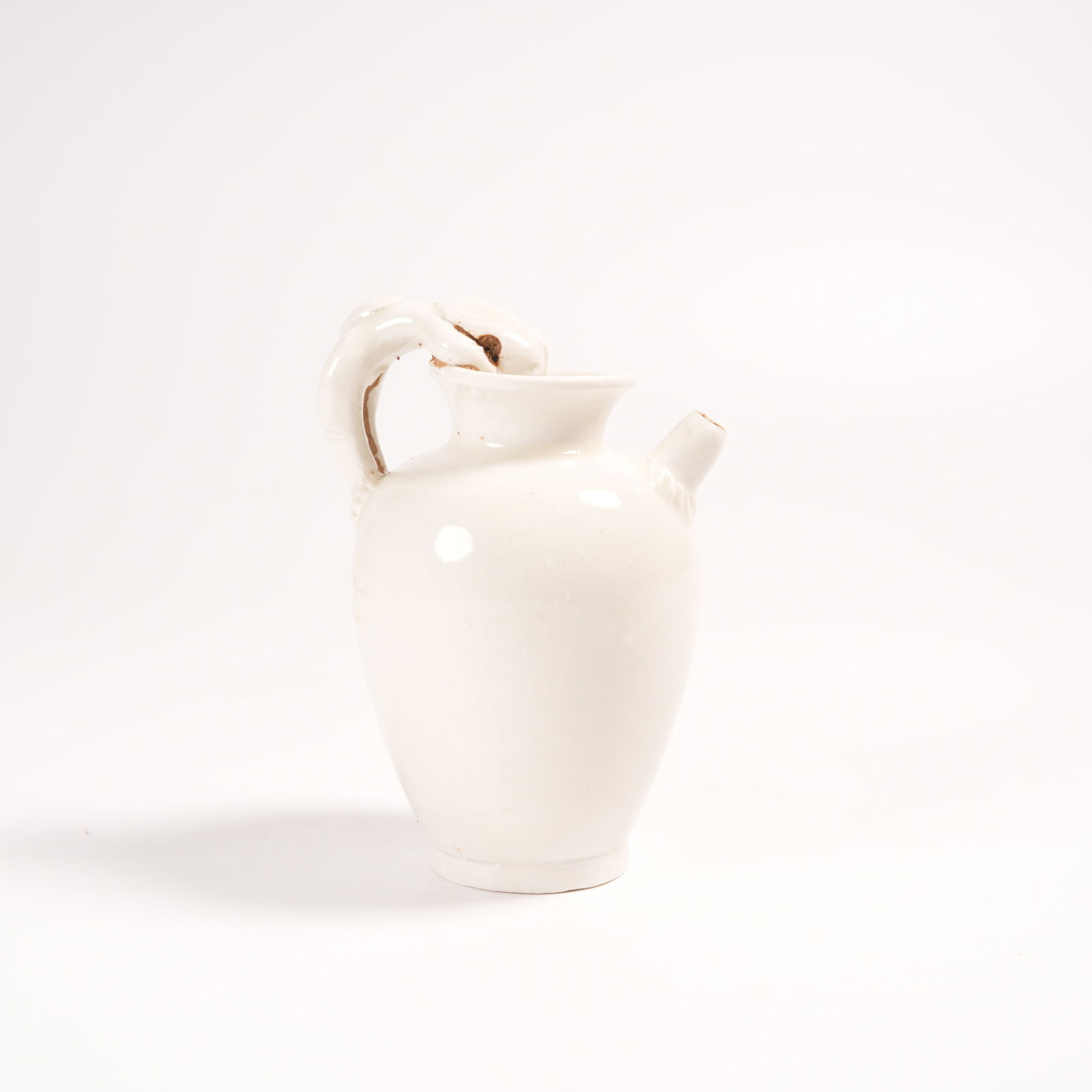 A XING KILN BEAST-HANDLED EWER (1 of 9)