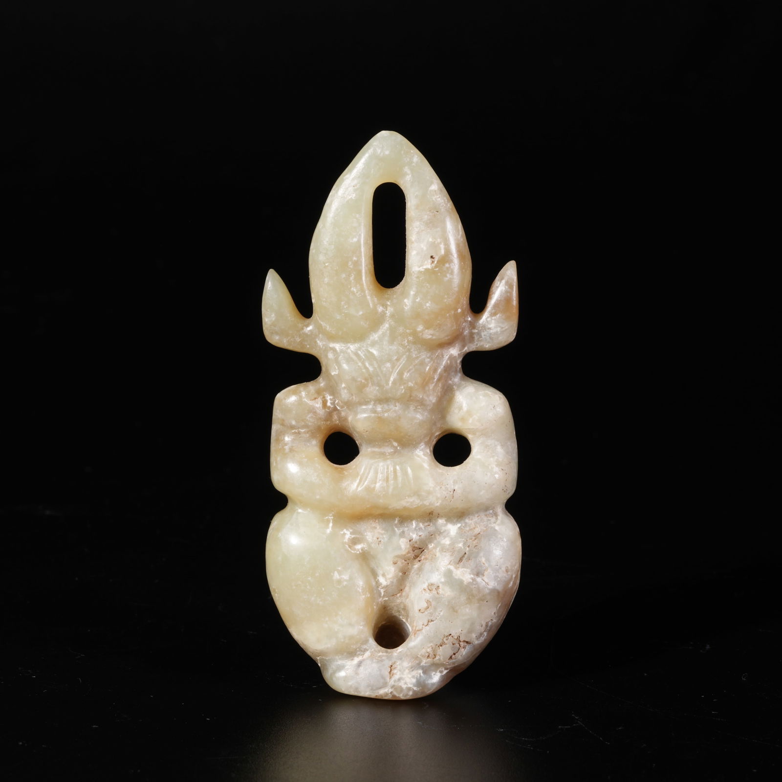 A ARCHAIC JADE SUN GOD (1 of 10)