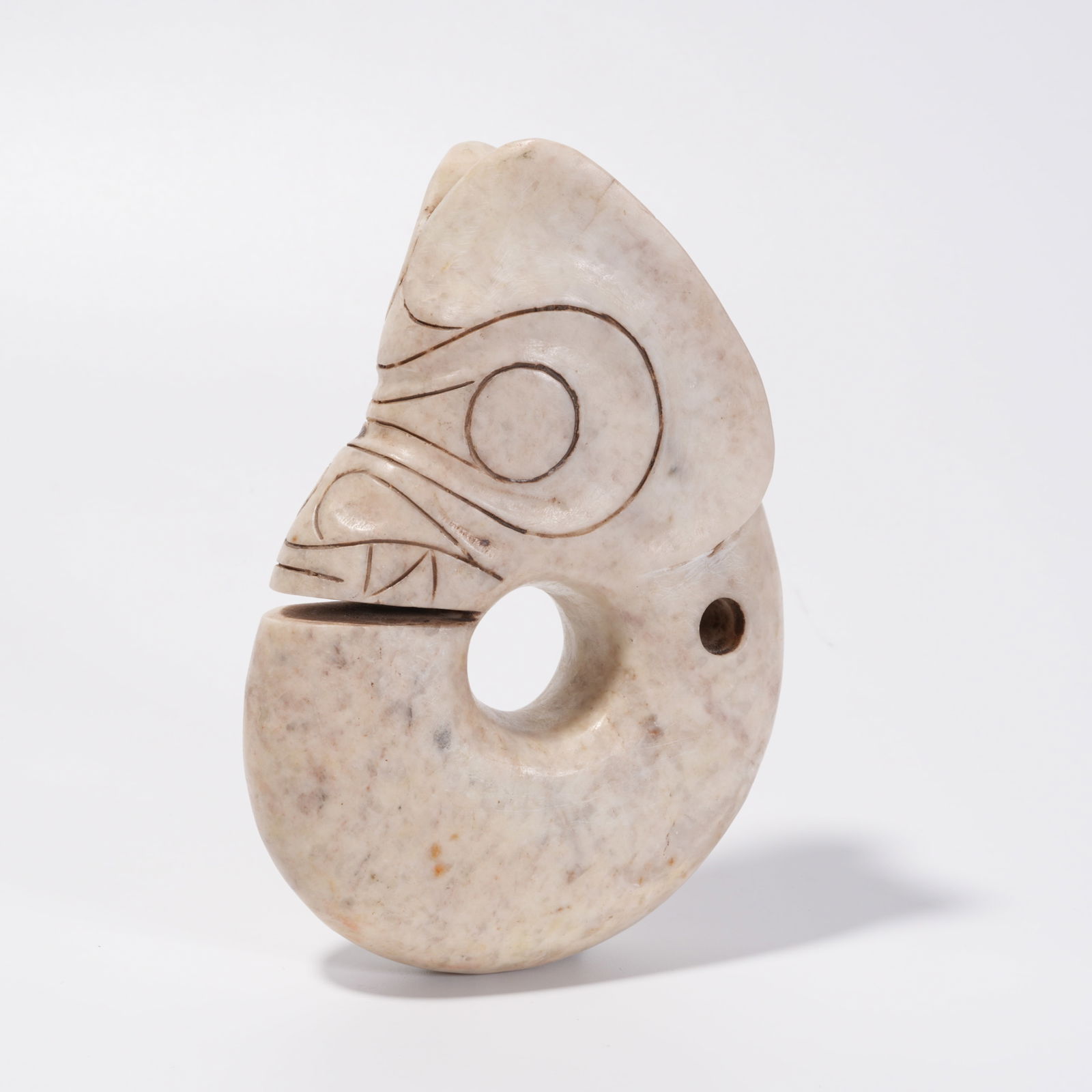 A HONGSHAN JADE PIG-DRAGON (1 of 9)