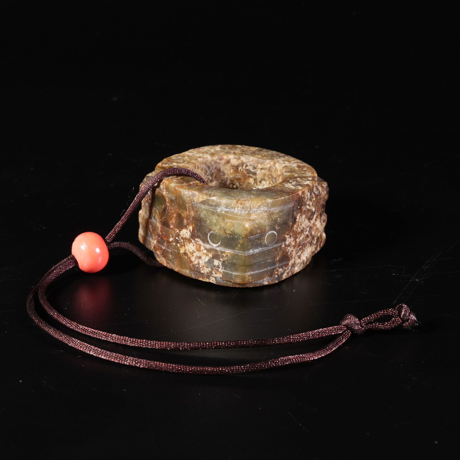 A ARCHAIC JADE CONG: Archaic Jade Cong