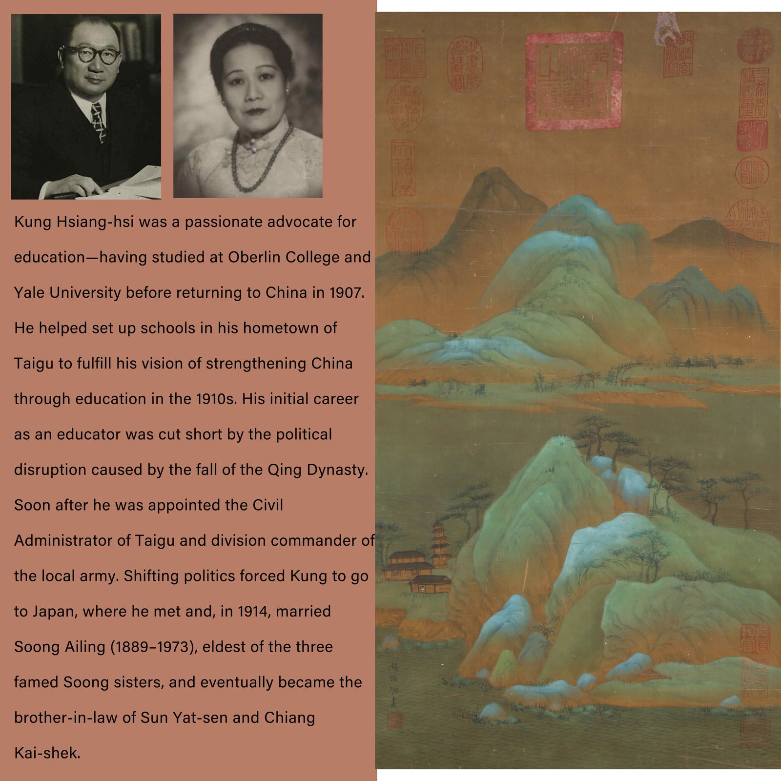 A LANDSCAPE PAINTING ON SILK BY ZHAO BOJU.趙伯駒: Landscape Painting on Silk by Zhao Boju.趙伯駒. PROVENANCE: Highlight of this sale is part of the collection of K'ung Hsiang-Hsi (Kong Xiangxi, 孔祥熙,