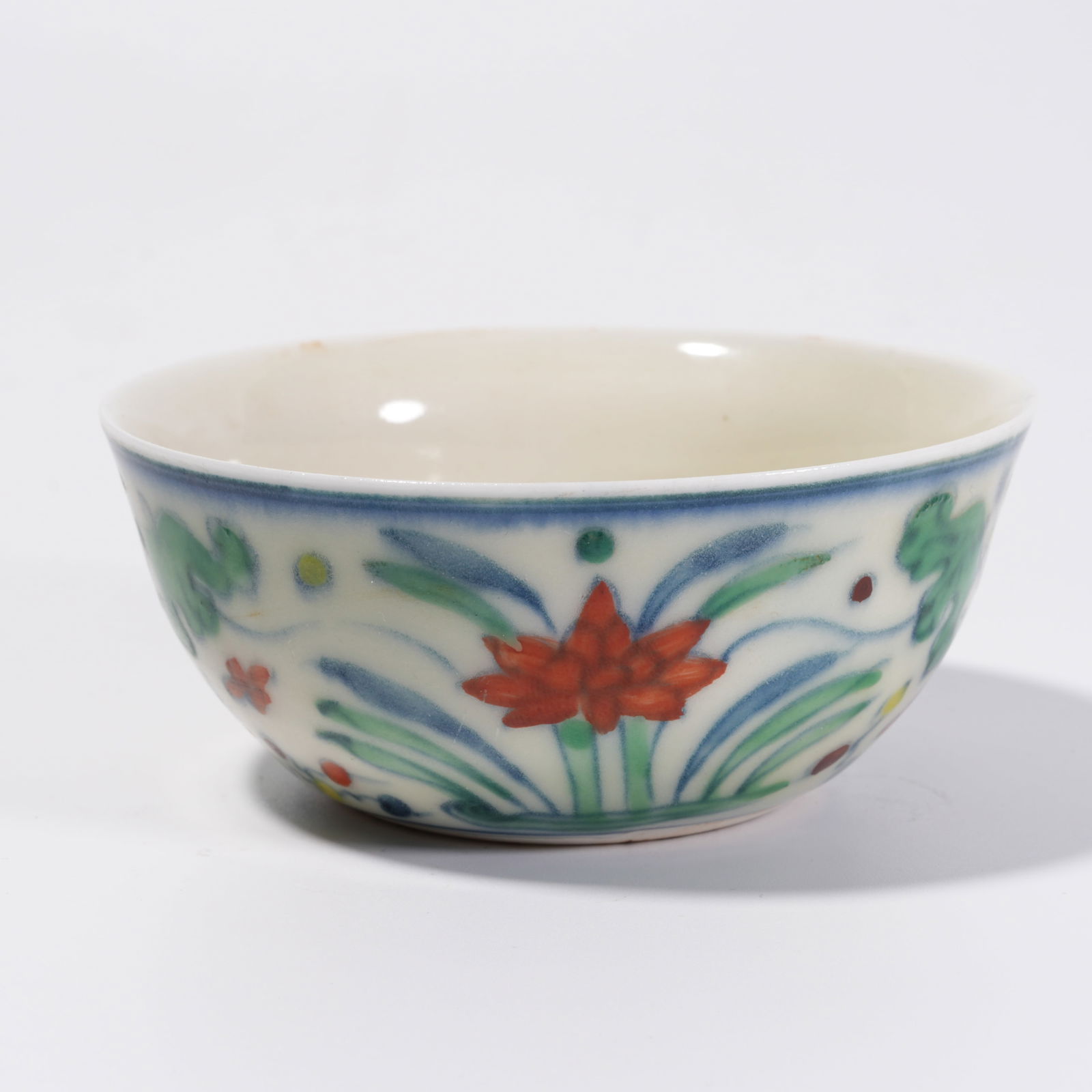 A DOUCAI DUCK PATTERN CUP - 2