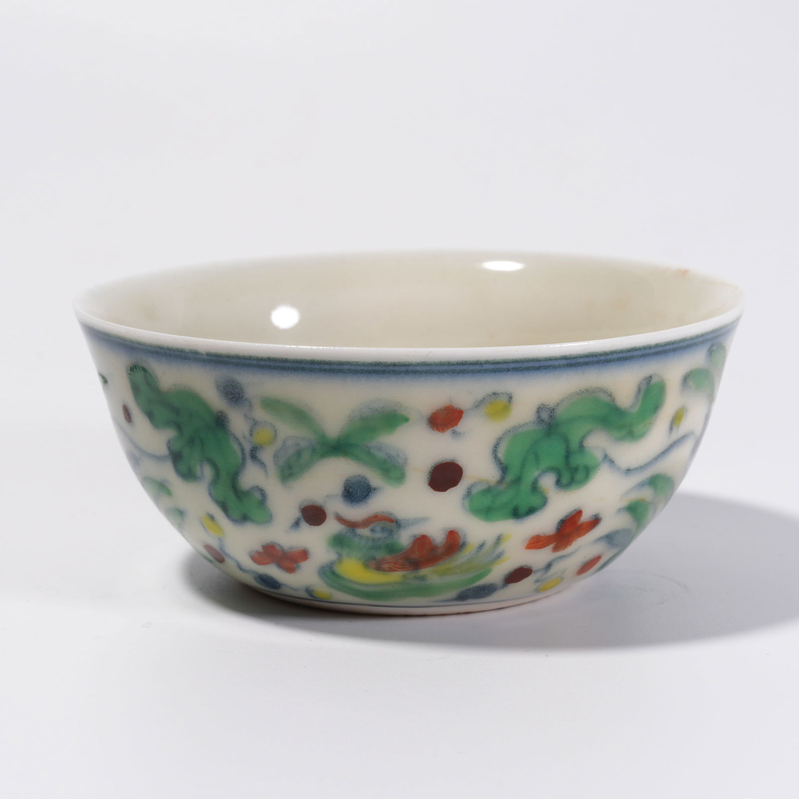 A DOUCAI DUCK PATTERN CUP - 3