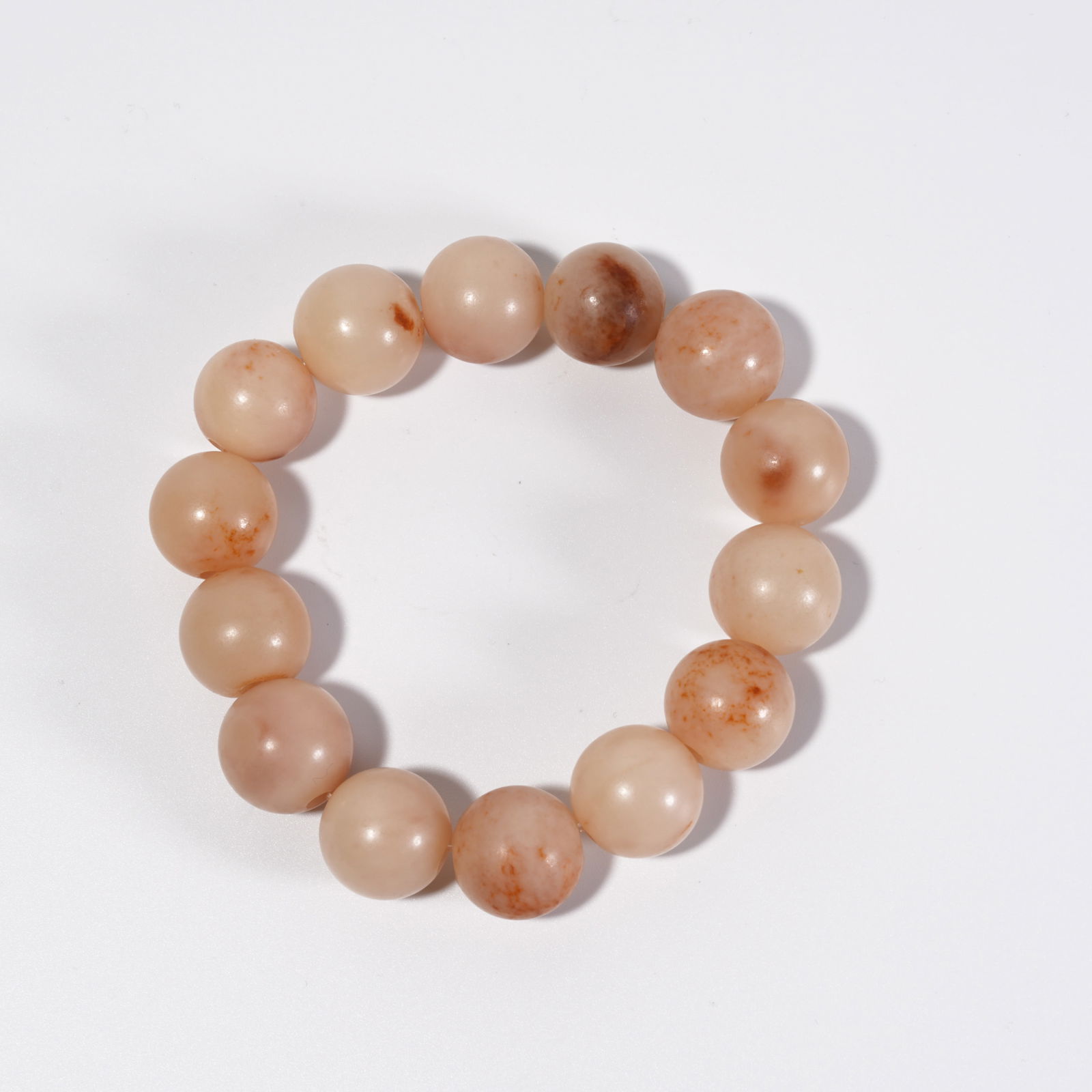 A HETIAN JADE BEAD BRACELET (1 of 9)