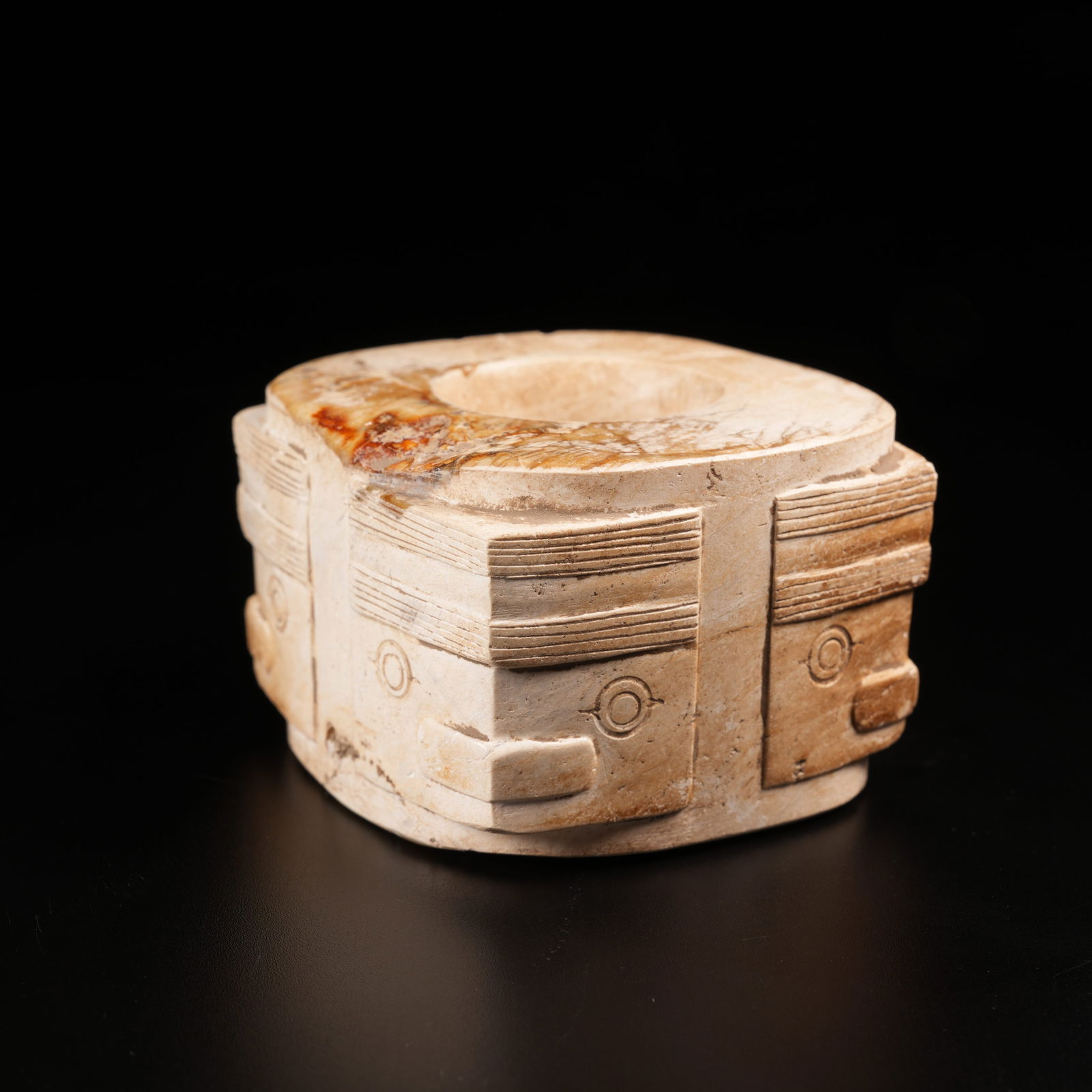 A LIANGZHU CULTURE CONG IN ARCHAIC JADE (1 of 9)