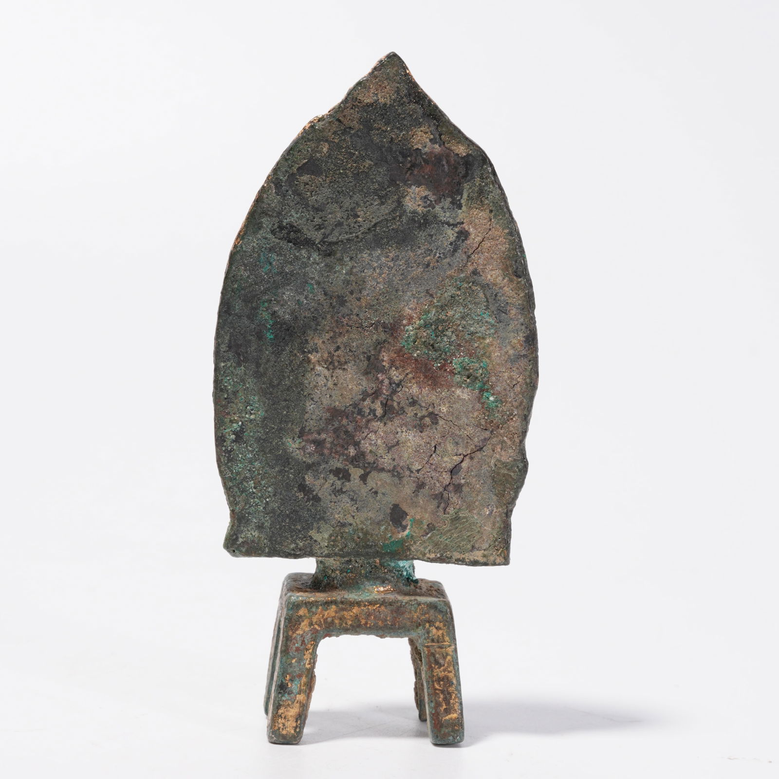 A BRONZE BUDDHA STATUE - 5