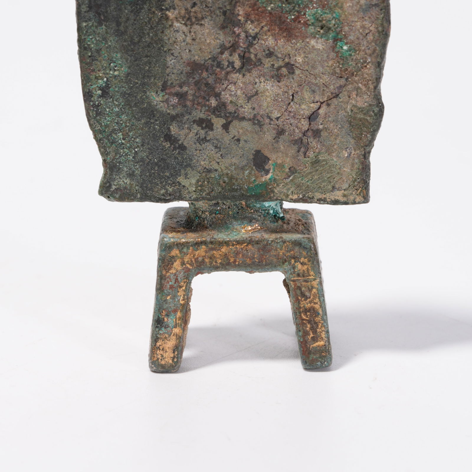 A BRONZE BUDDHA STATUE - 7