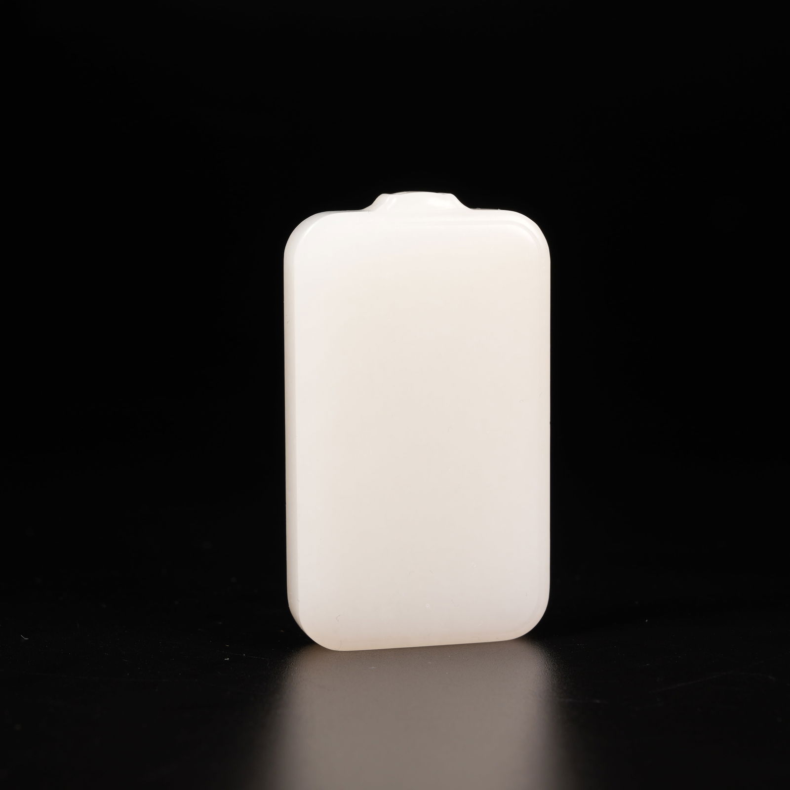 A HETIAN JADE WU SHI PLAQUE: Hetian Jade Wu Shi Plaque