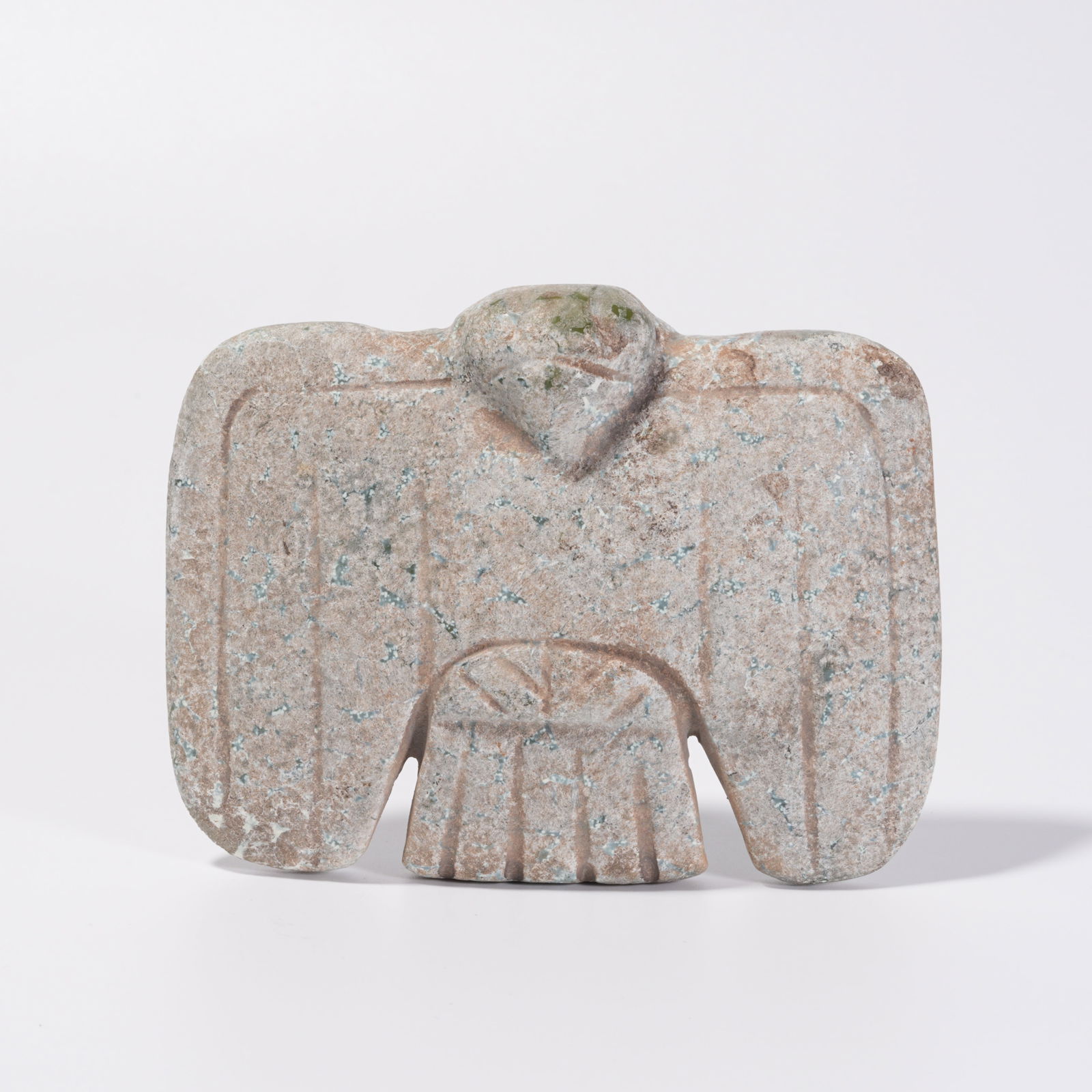 A HONGSHAN JADE JADE OWL: Hongshan Jade Jade Owl