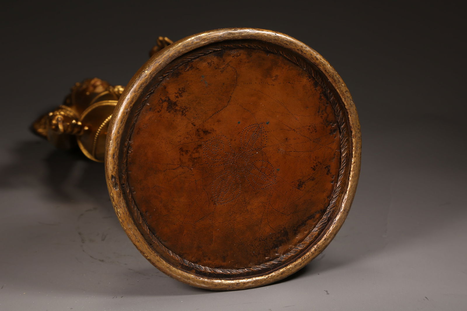 A GILDED BRONZE STANDING BODHISATTVA - 8