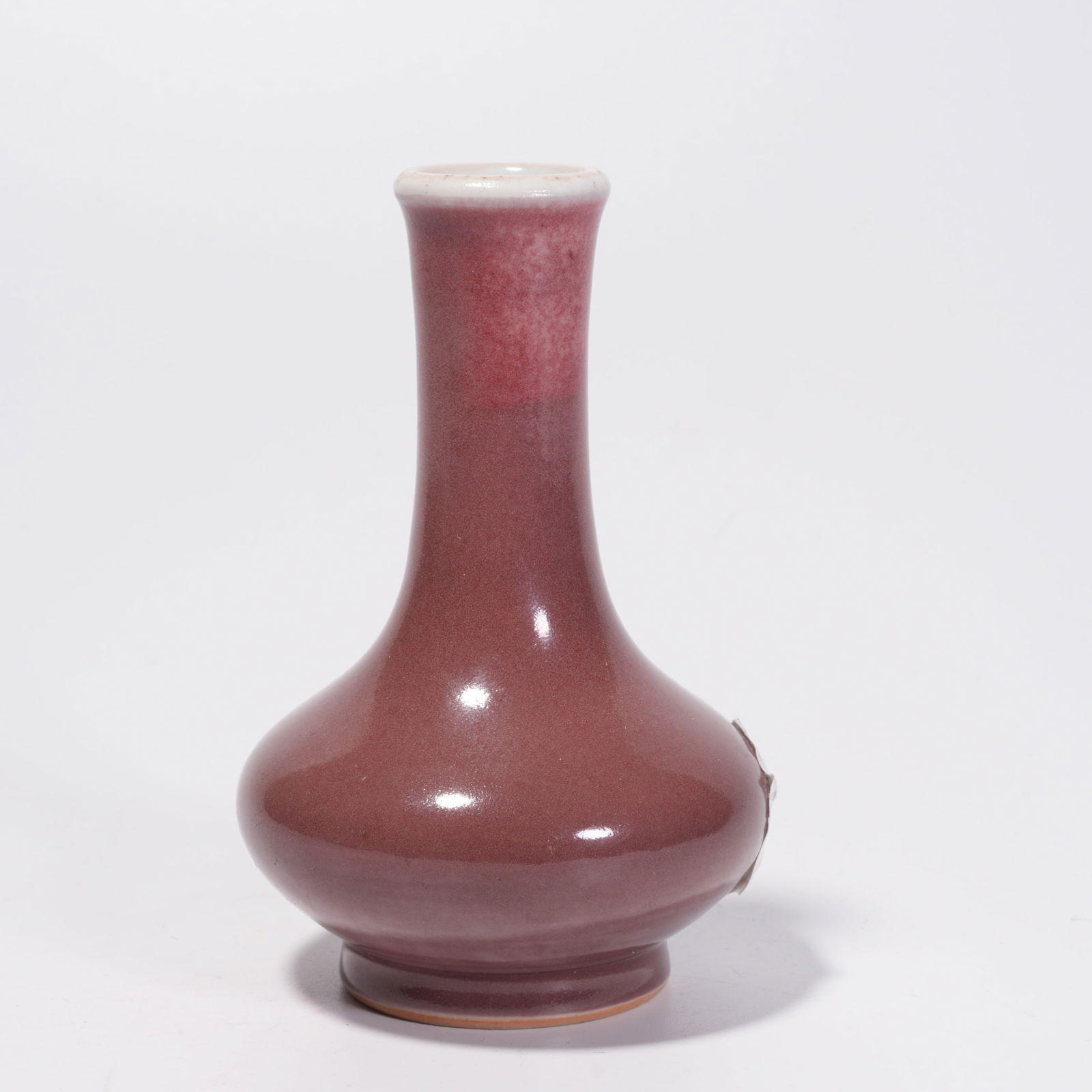 A RED BEAN-GLAZED VASE - 2