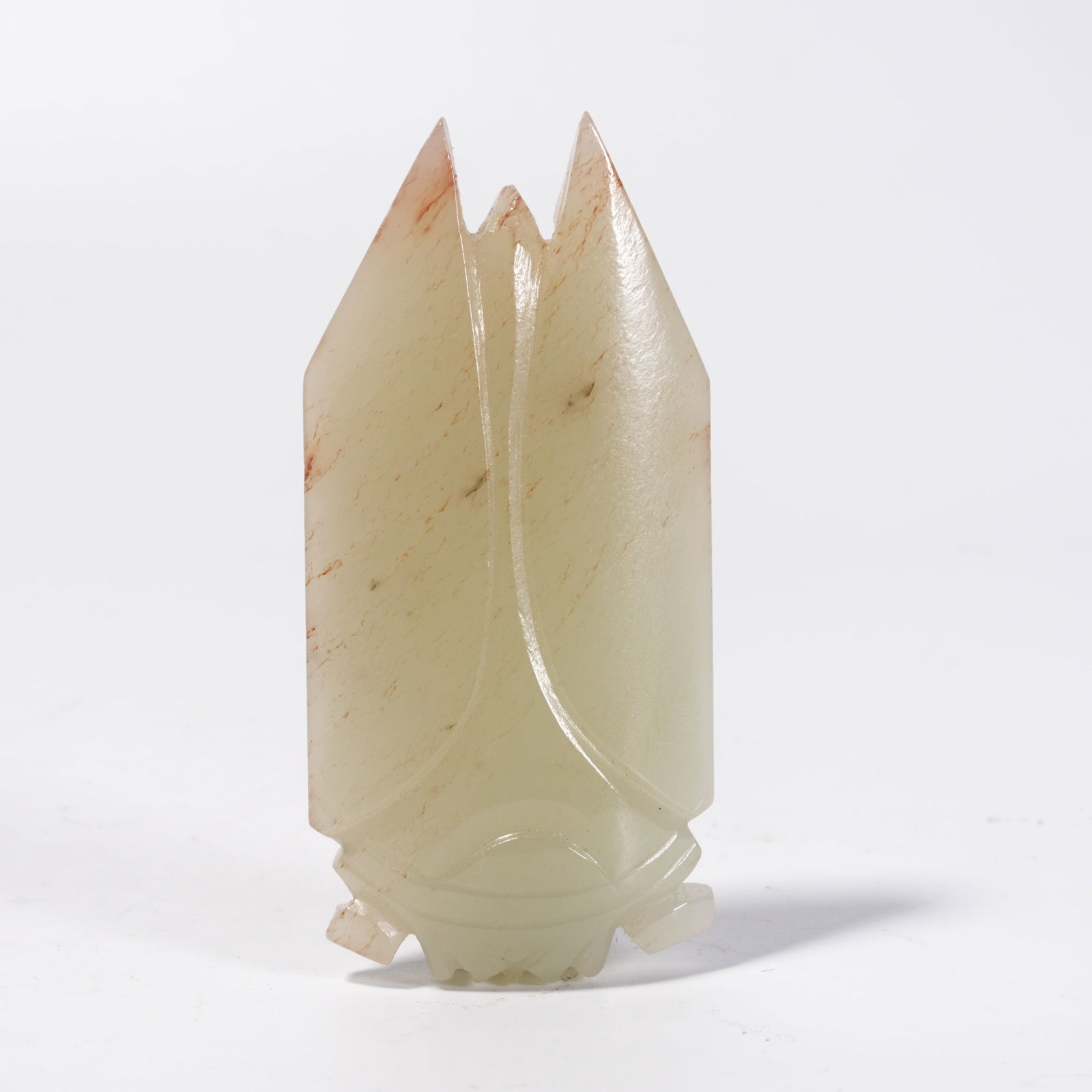 A HETIAN JADE "ONE-CRY ASTONISHES THE WORLD" ORNAMENT (1 of 9)