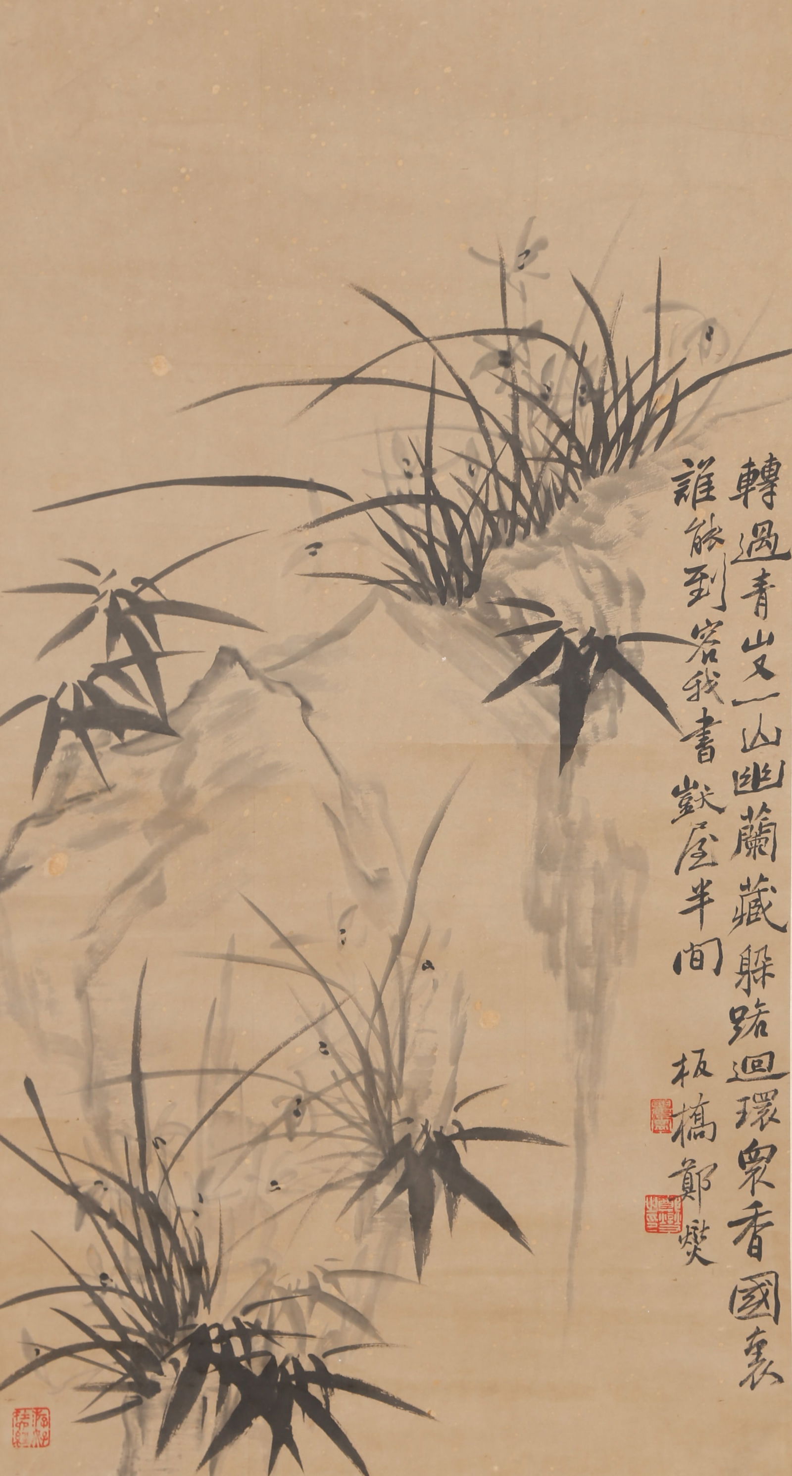 A BAMBOO PAINTING ON PAPER BY ZHENG BANQIAO.鄭板橋 (1 of 10)