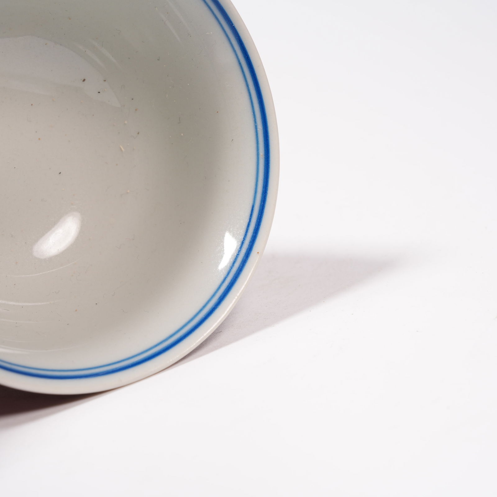 A PEACHBLOOM-GLAZED STEM CUP - 7