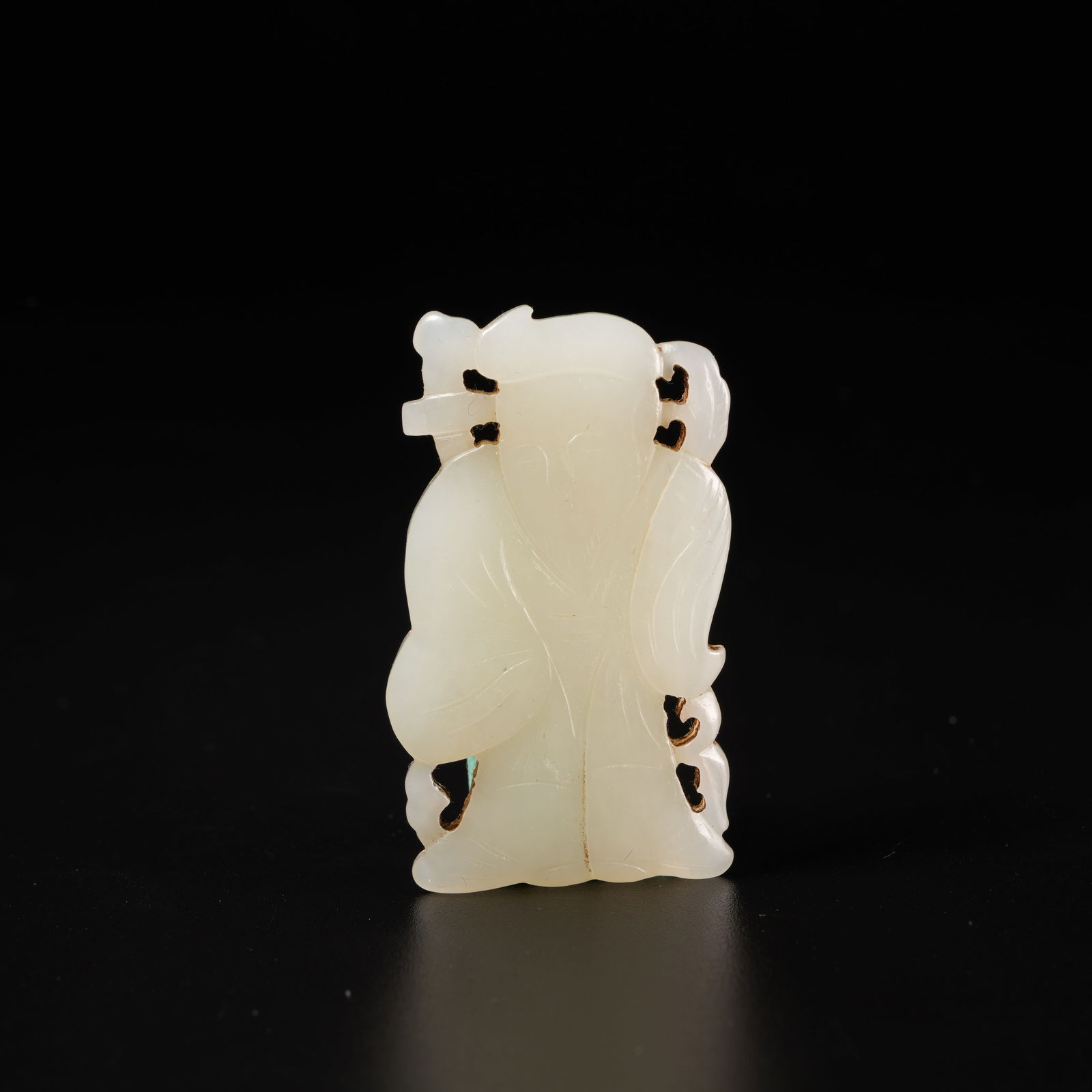 A HETIAN JADE FIGURE ORNAMENT (1 of 8)
